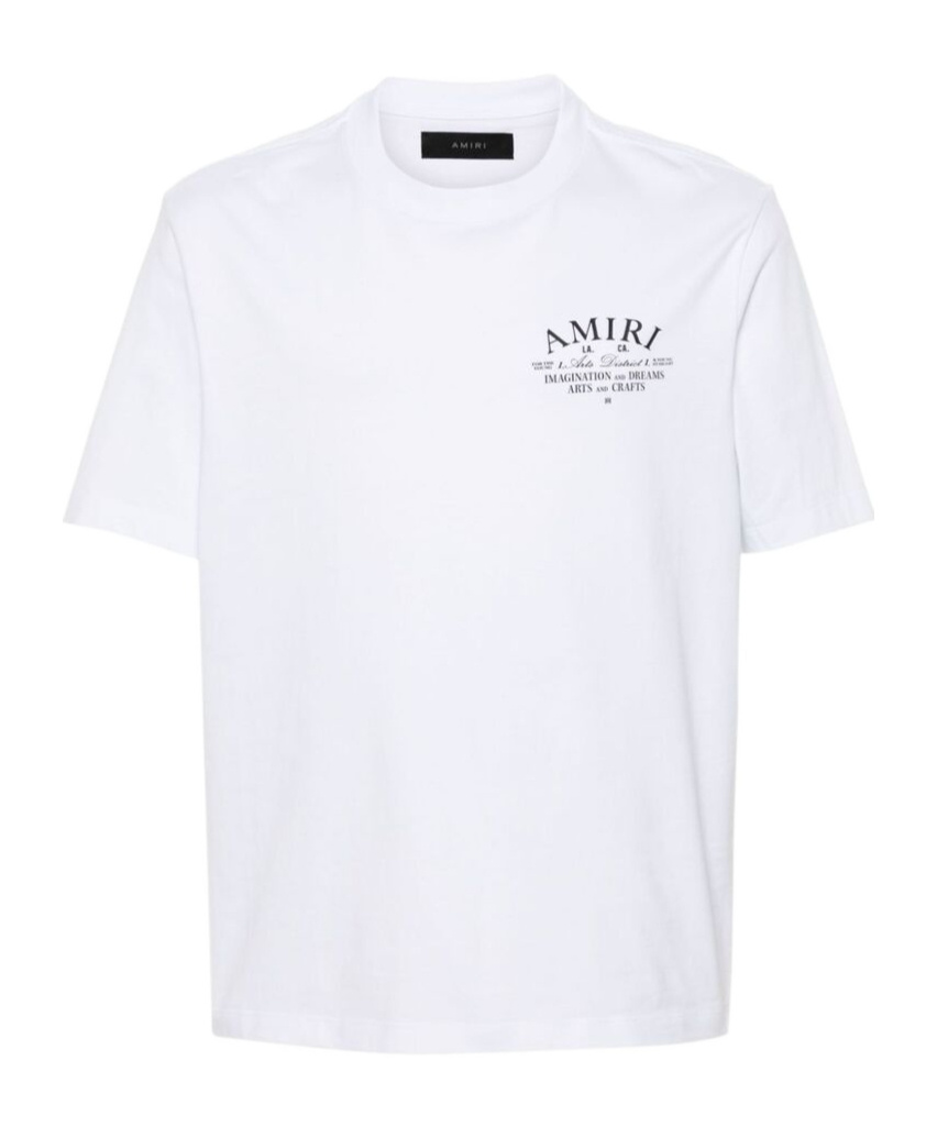 Amiri Man T-shirt White Size S Cotton In White