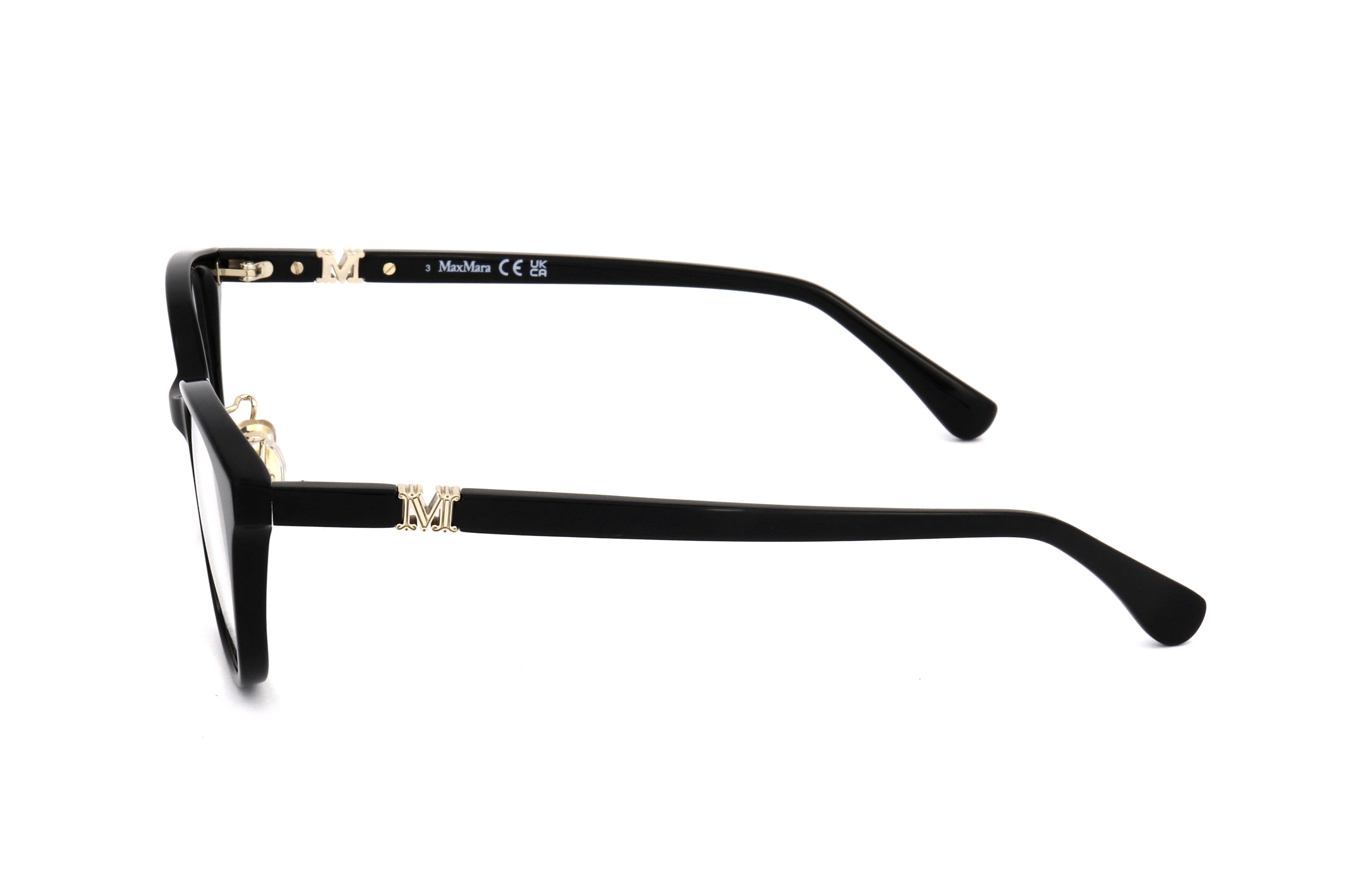Max Mara Full-frame Plain Mirror In Black