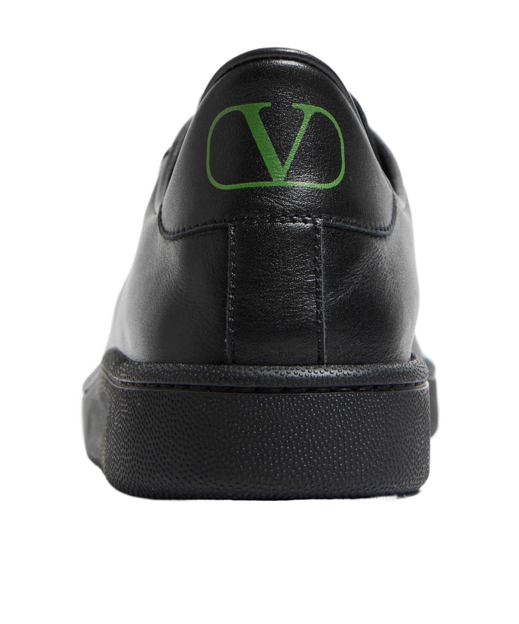Valentino Royco Signature Brass Vlogo Low-top Sneakers In Black
