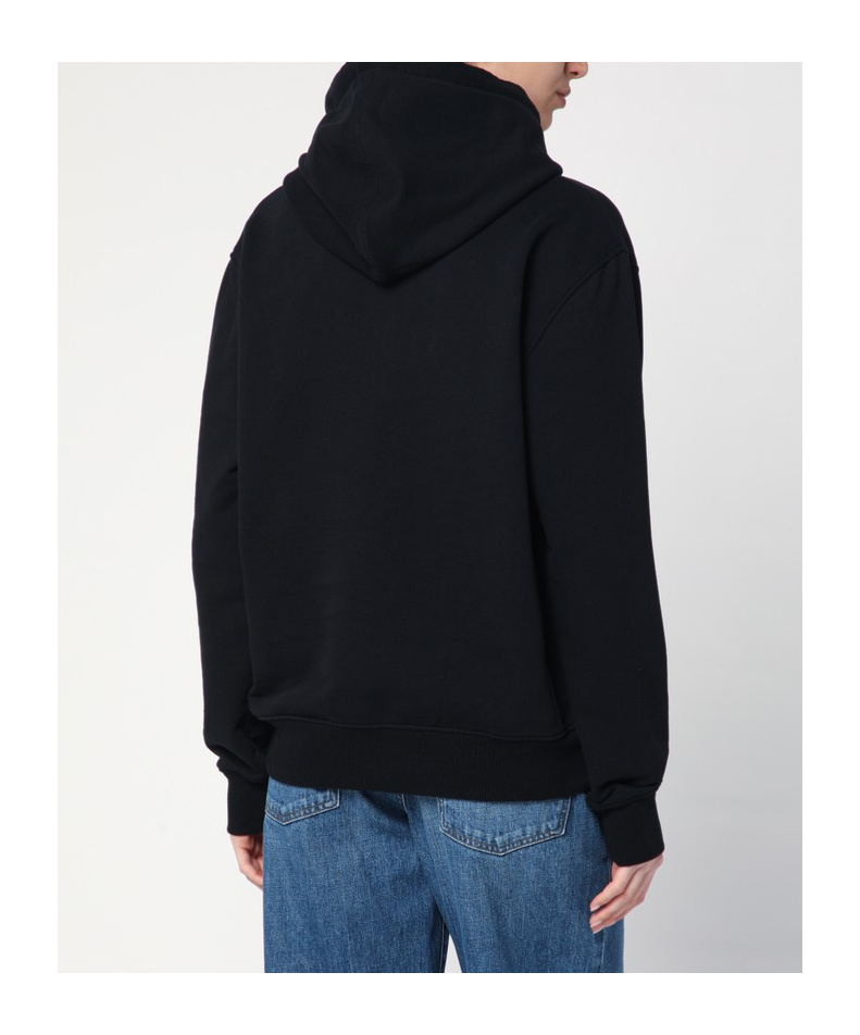 AMI ALEXANDRE MATTIUSSI LONG-SLEEVED HOODED SWEATSHIRT 