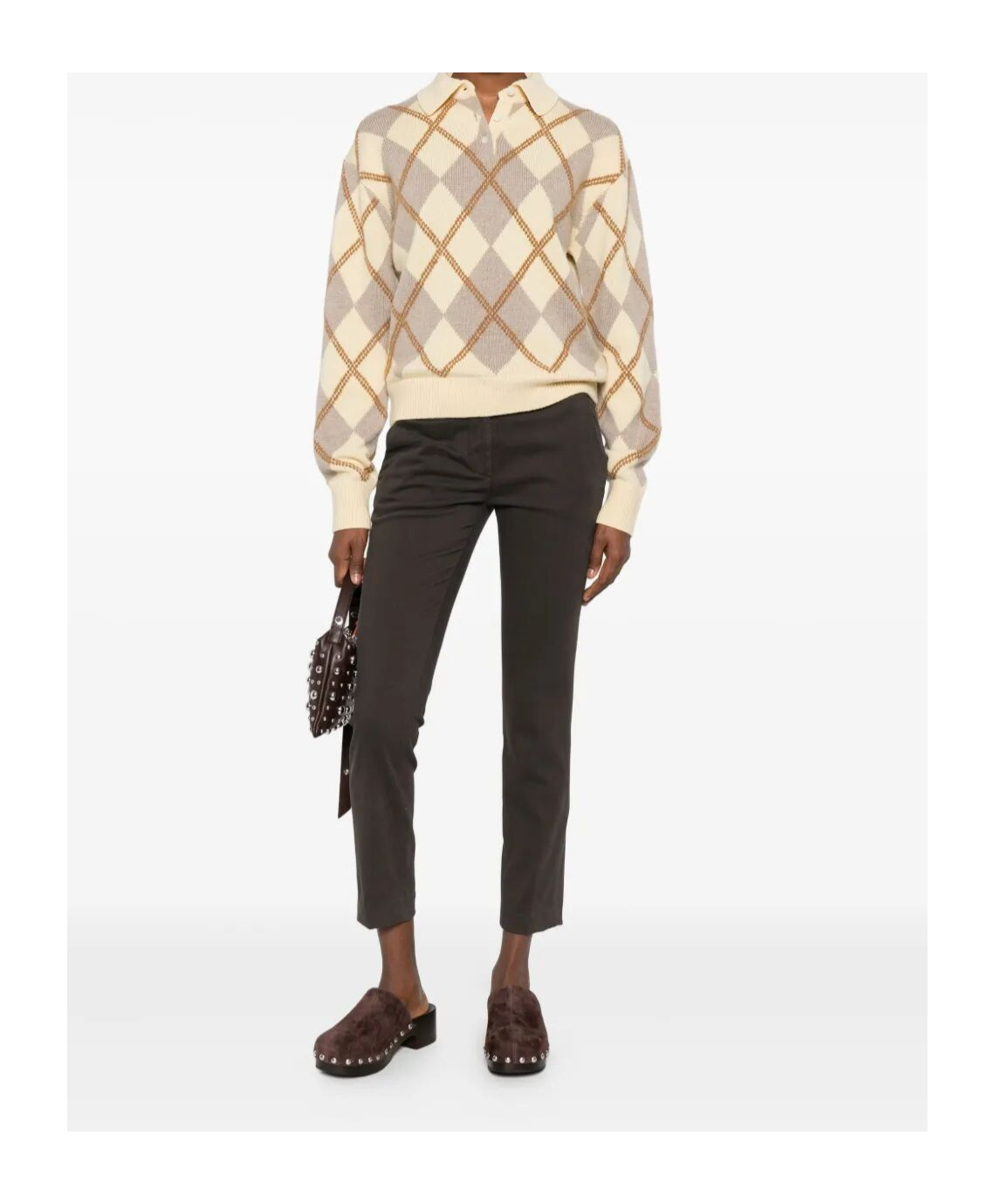 Dondup Side-pockets Pants In Brown