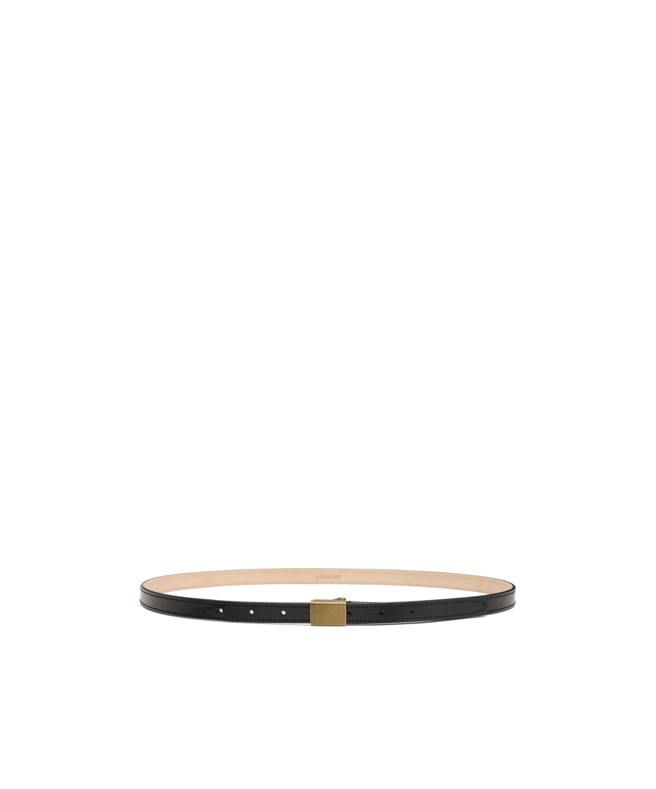 Lemaire Clip Belt 15mm In Black