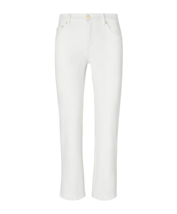 TORY BURCH WHITE FLARE DENIM JEANS