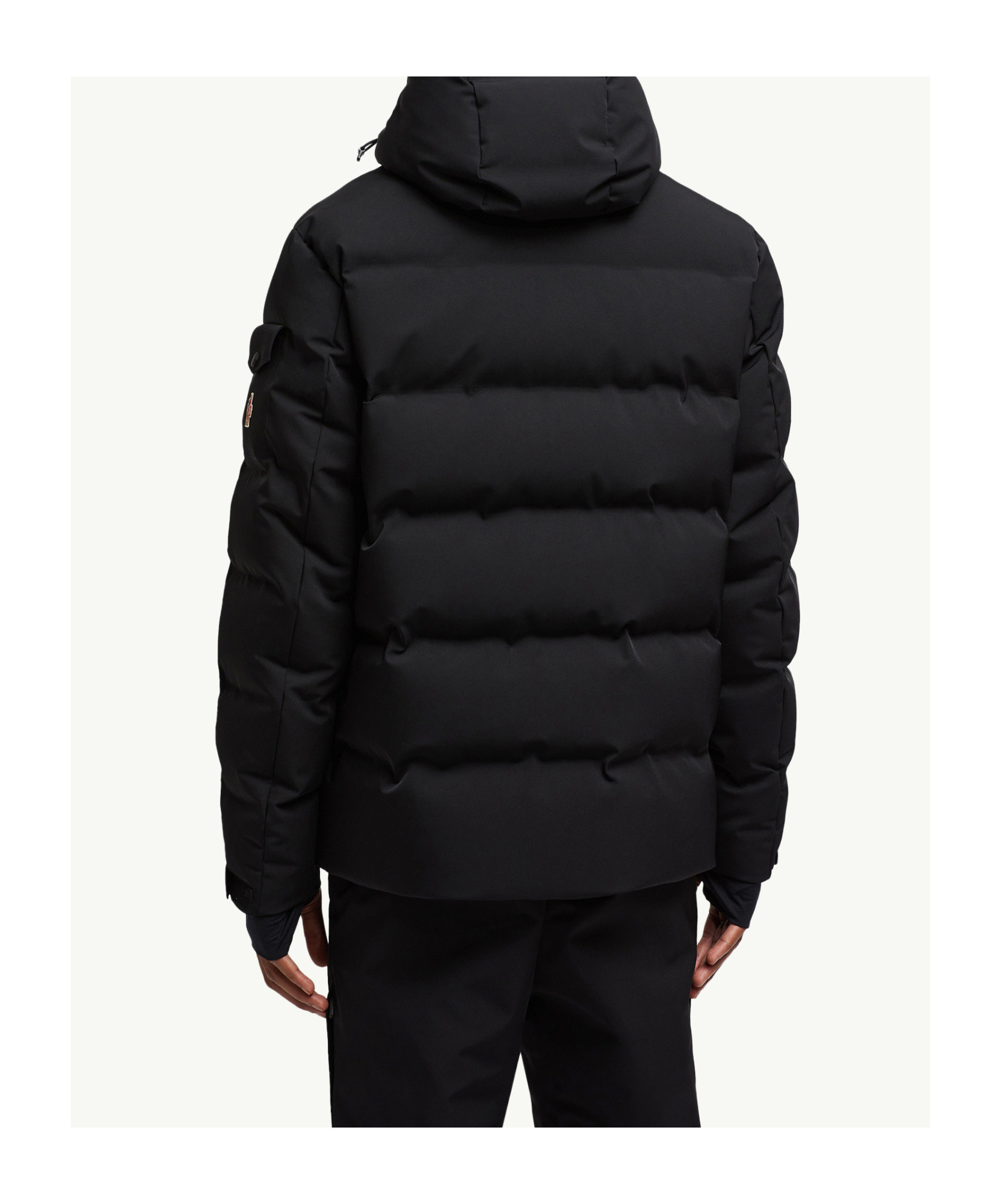 Moncler Montgetech Ski Down Jacket With Hood In Black