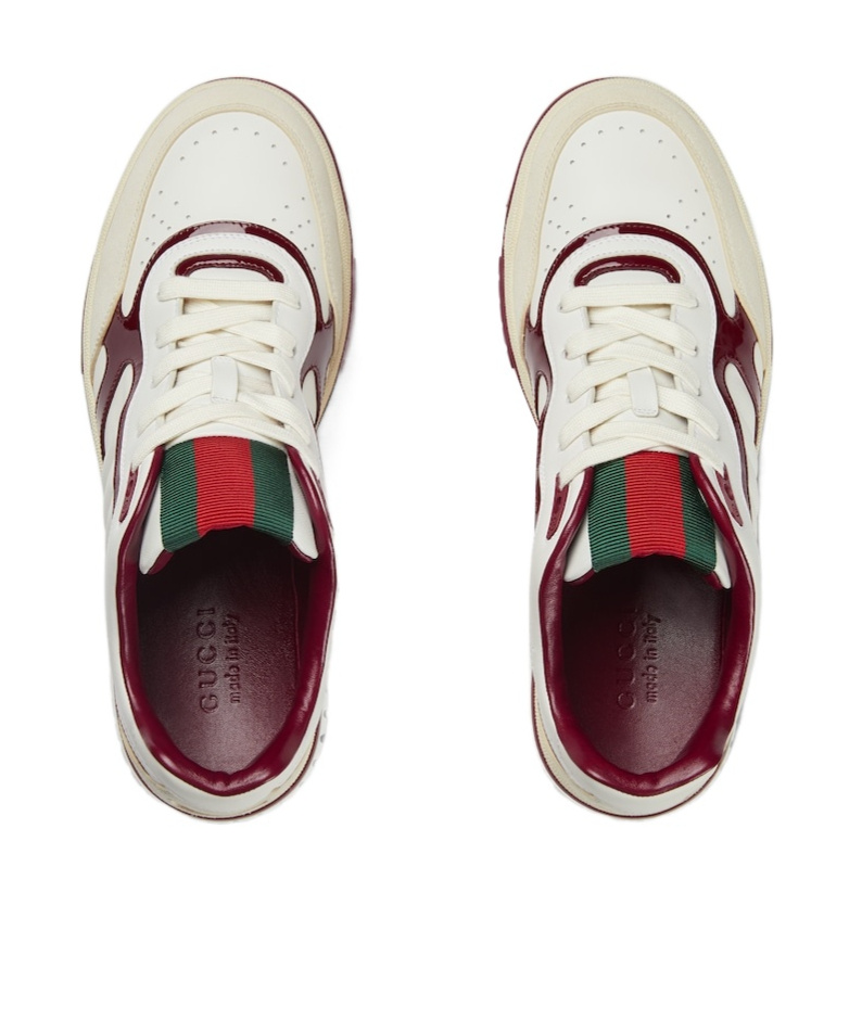 Gucci Re-web Sneakers In White