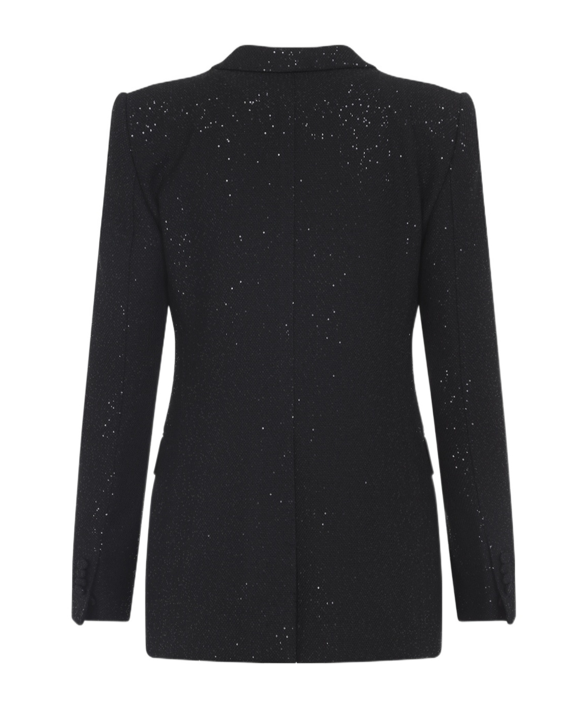 Tom Ford Sequined Single Breasted Jacket In Black