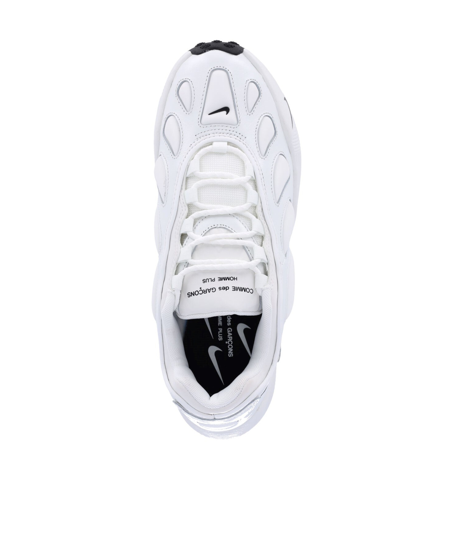 Shop Comme Des Garcons Homme Plus X Nike Lace Up Sneakers In White