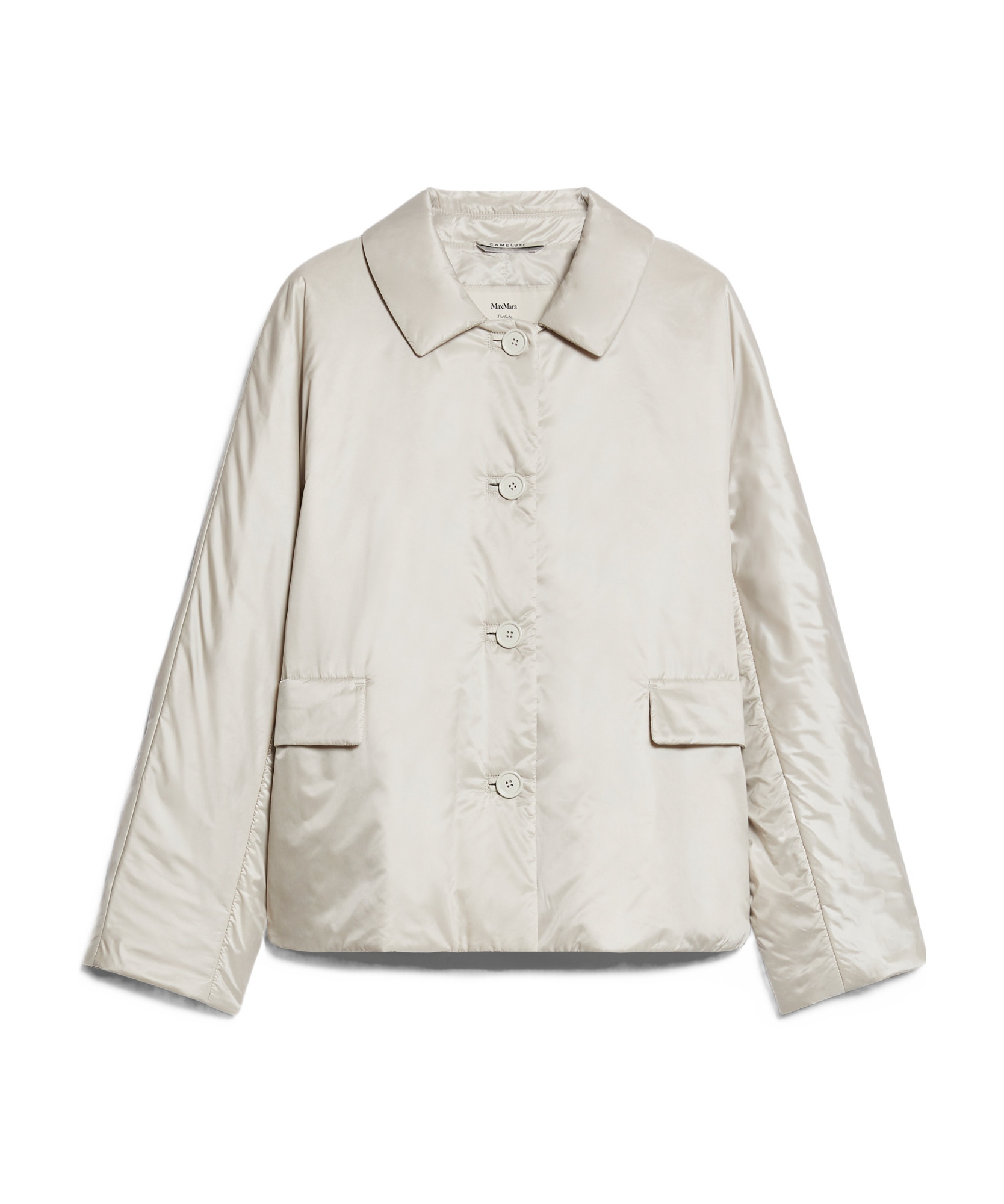 Max Mara Long-sleeved Casual Jacket In White