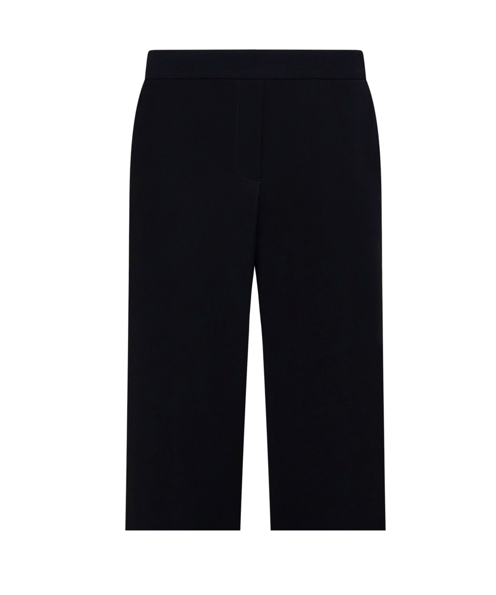 P.a.r.o.s.h Black Pants With Elastic Waist In Black
