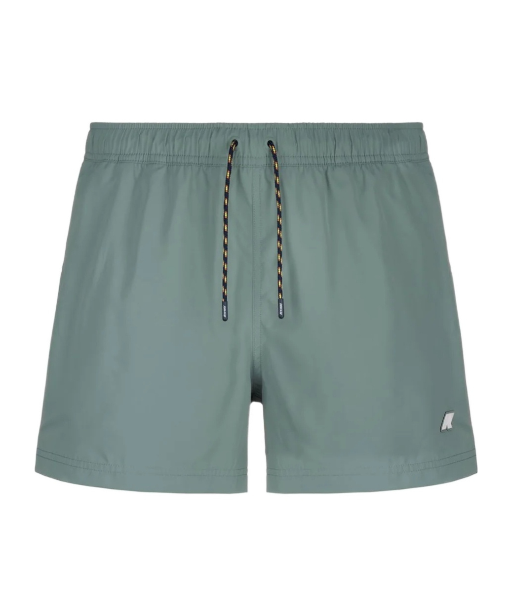 K-way Drawstring Waist Swim Shorts In Green