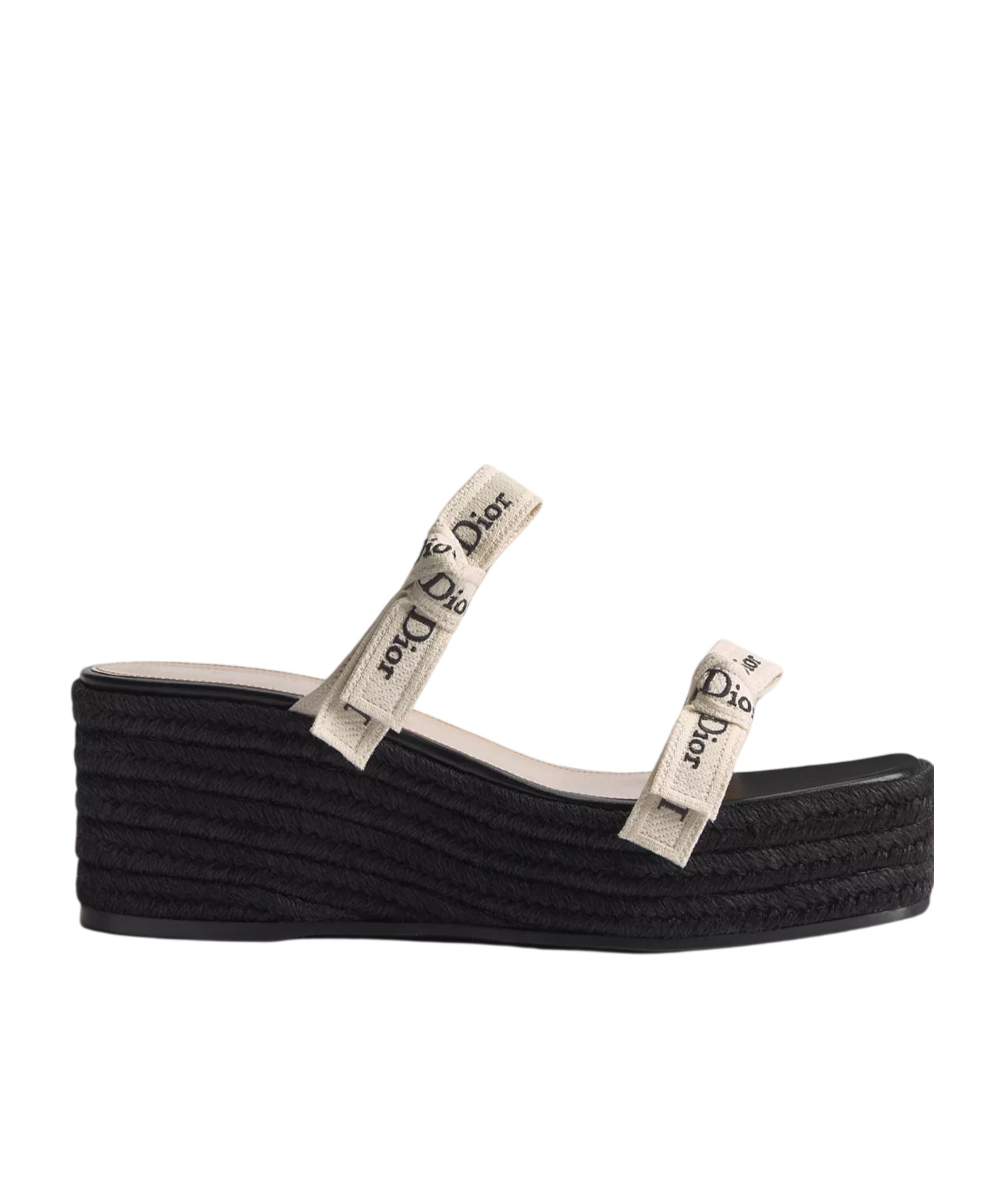 Dior J'a Wedge Slide With Straps In Multi