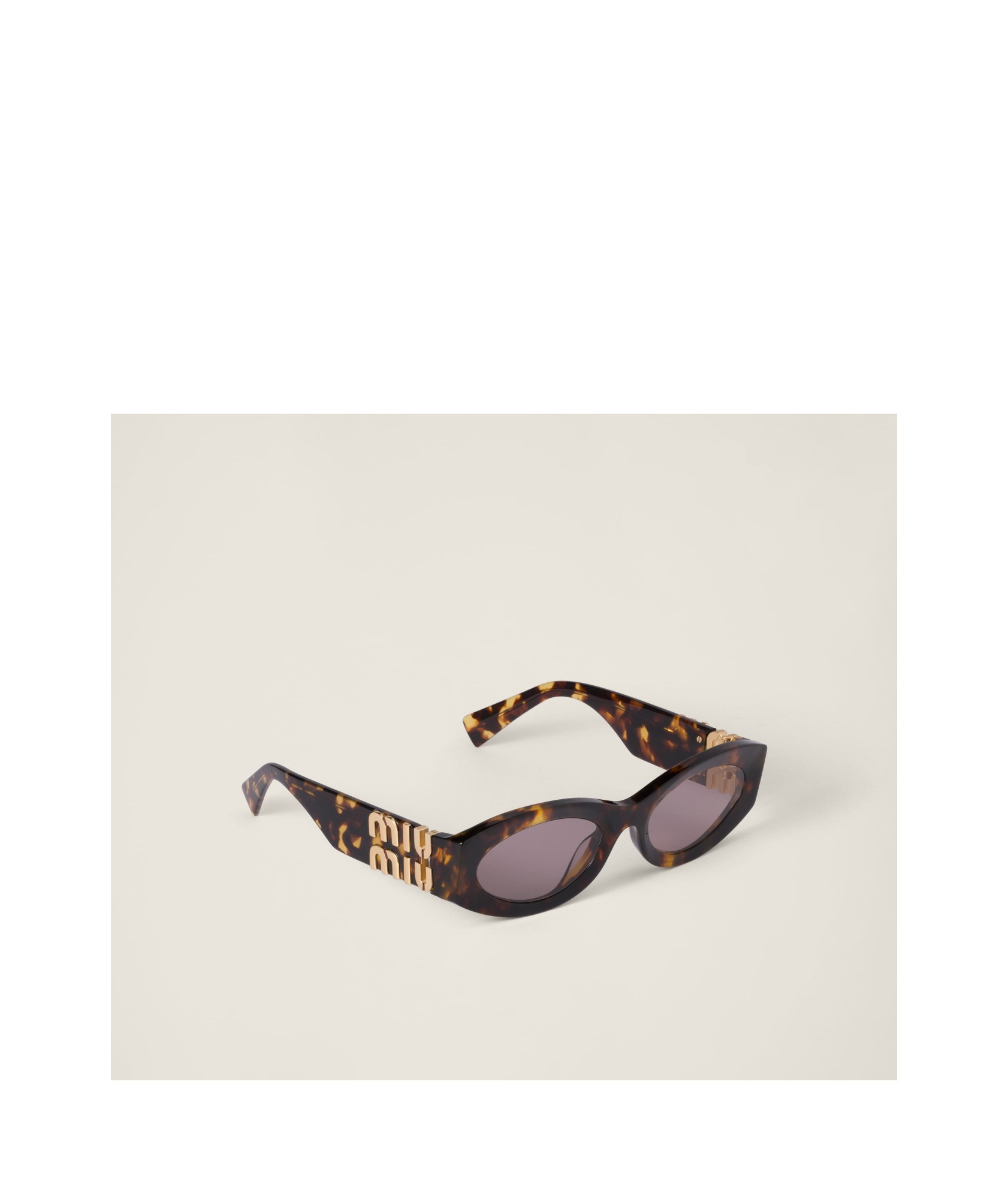 Miu Miu Miu Glimpse Sunglasses In Purple