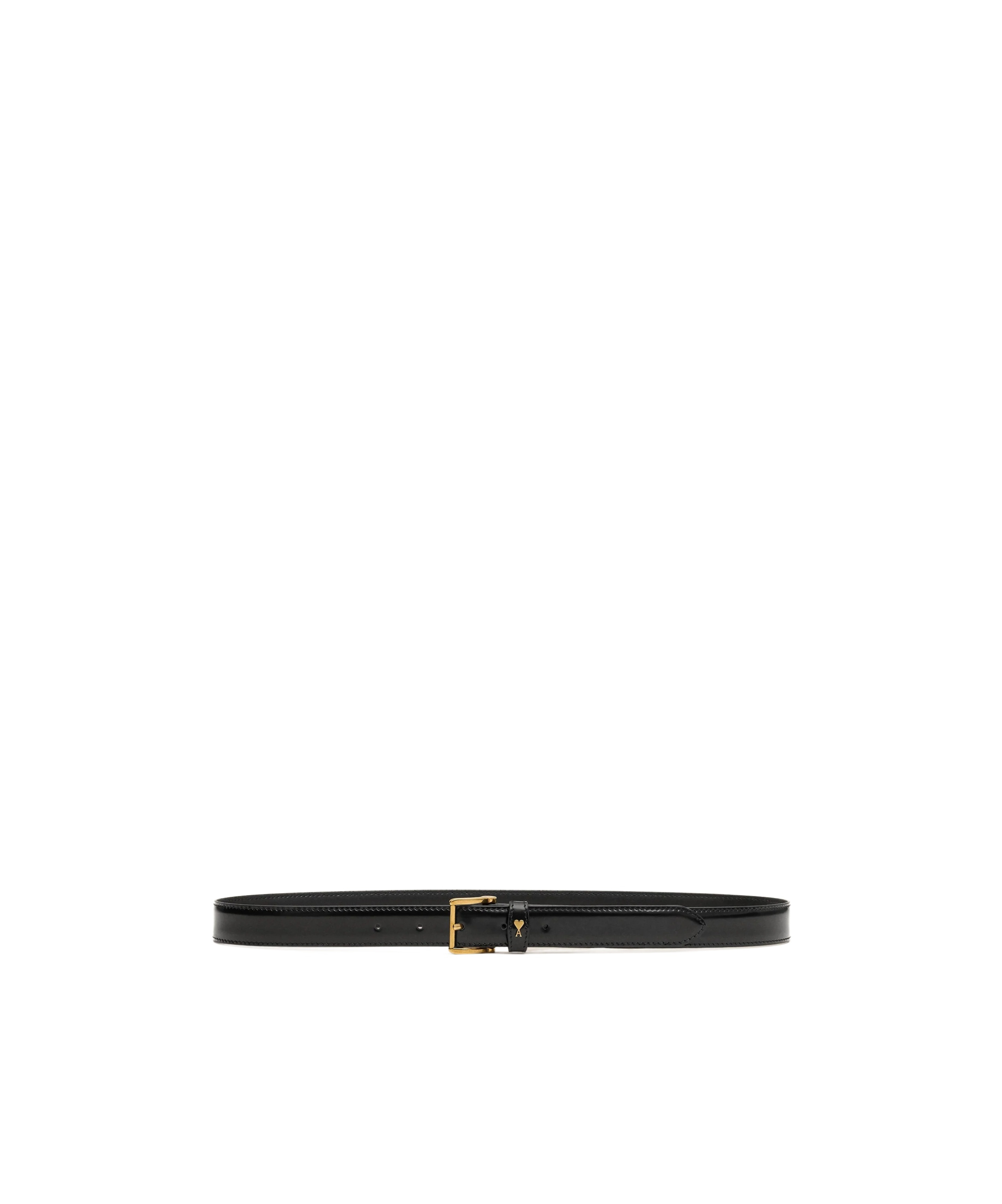 Ami Alexandre Mattiussi Adjustable Waist Belt In Black