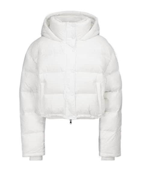 Wardrobe.nyc Release 03 Cropped Down Puffer Jacket In White