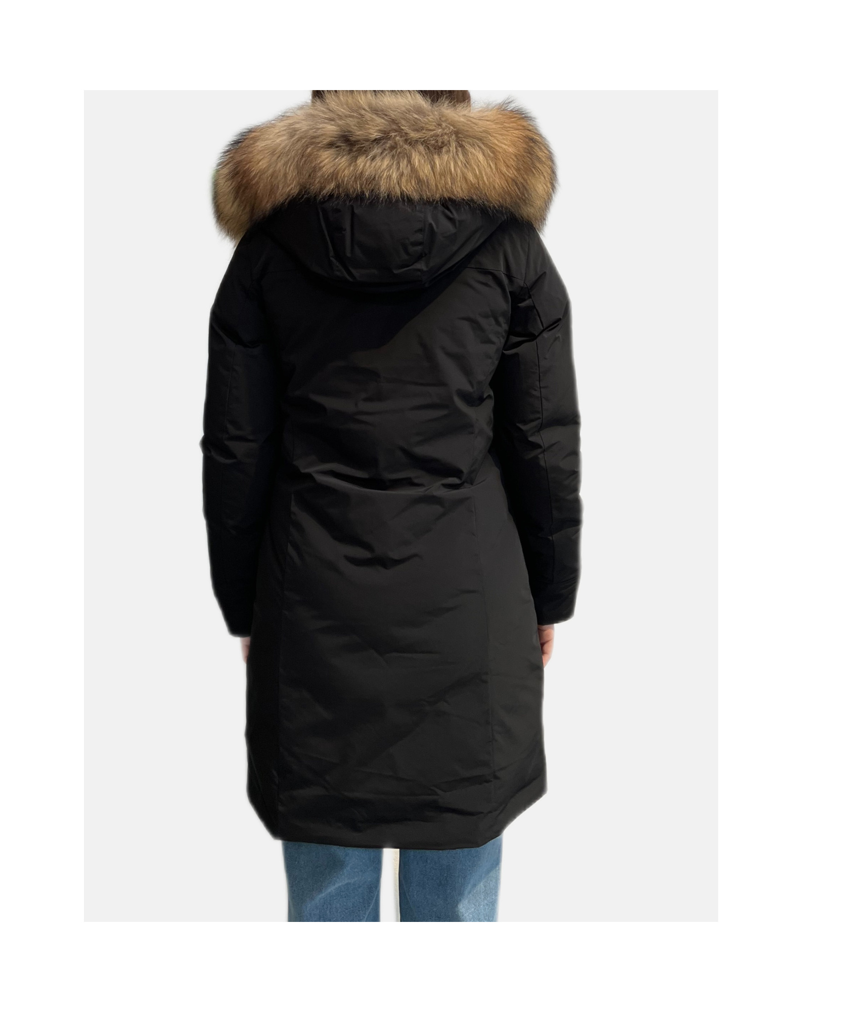 Woolrich Luxury Boulder Coat In Black