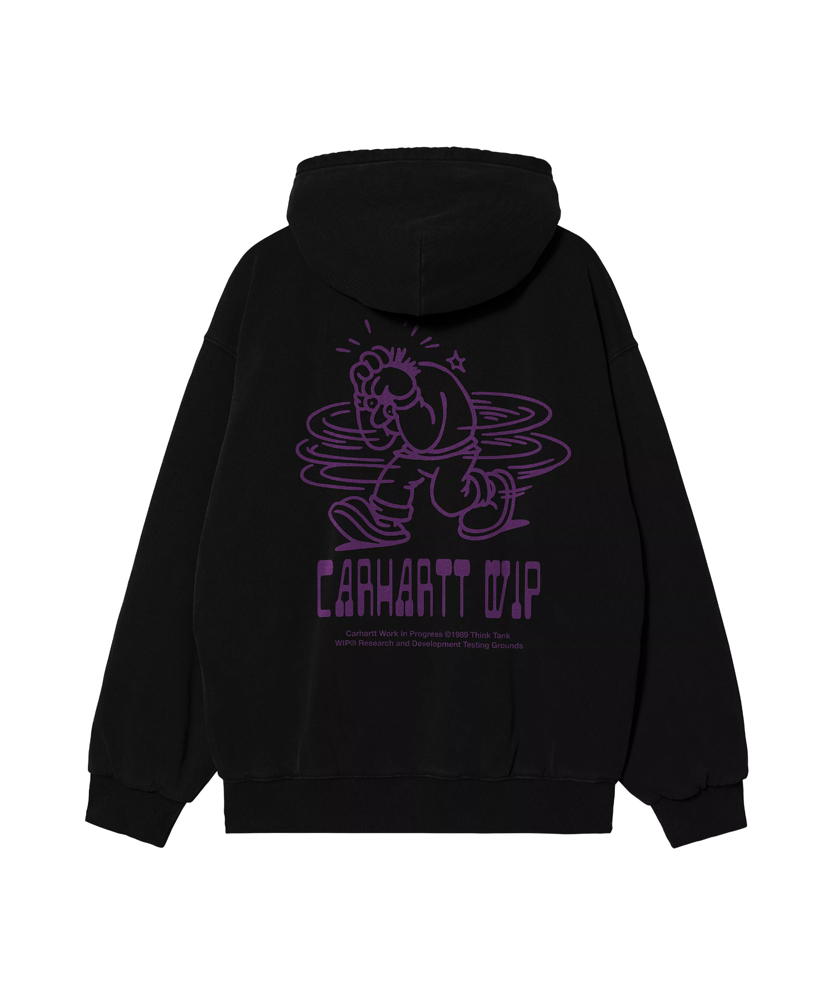 Carhartt Hooded Think Tank Sweatshirt In Black
