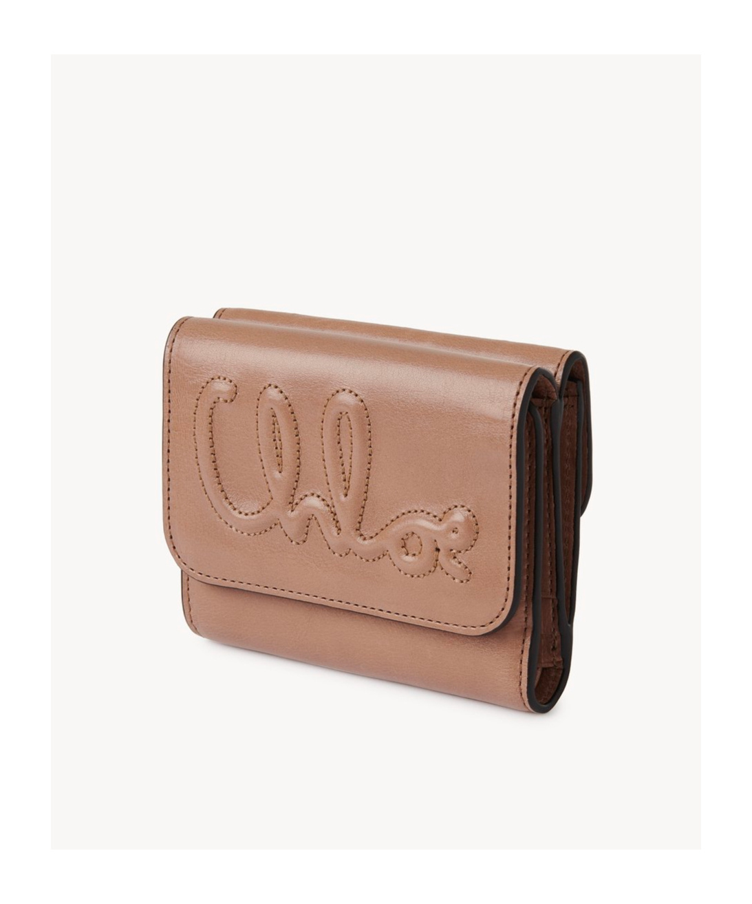 Chloé Three-fold Wallet In Pink