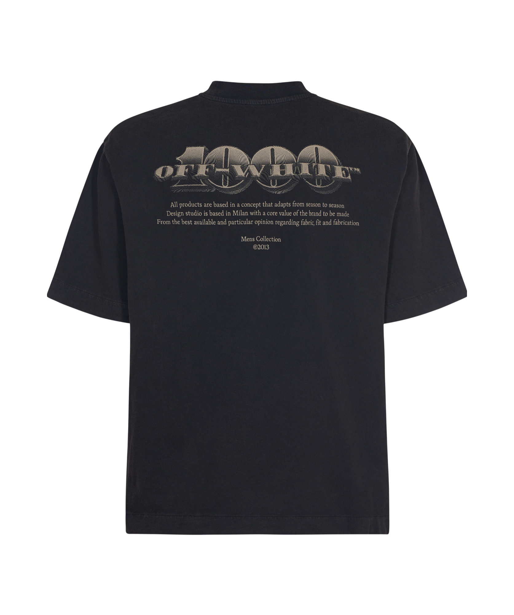 Off-white Off White T-shirts And Polos In Black