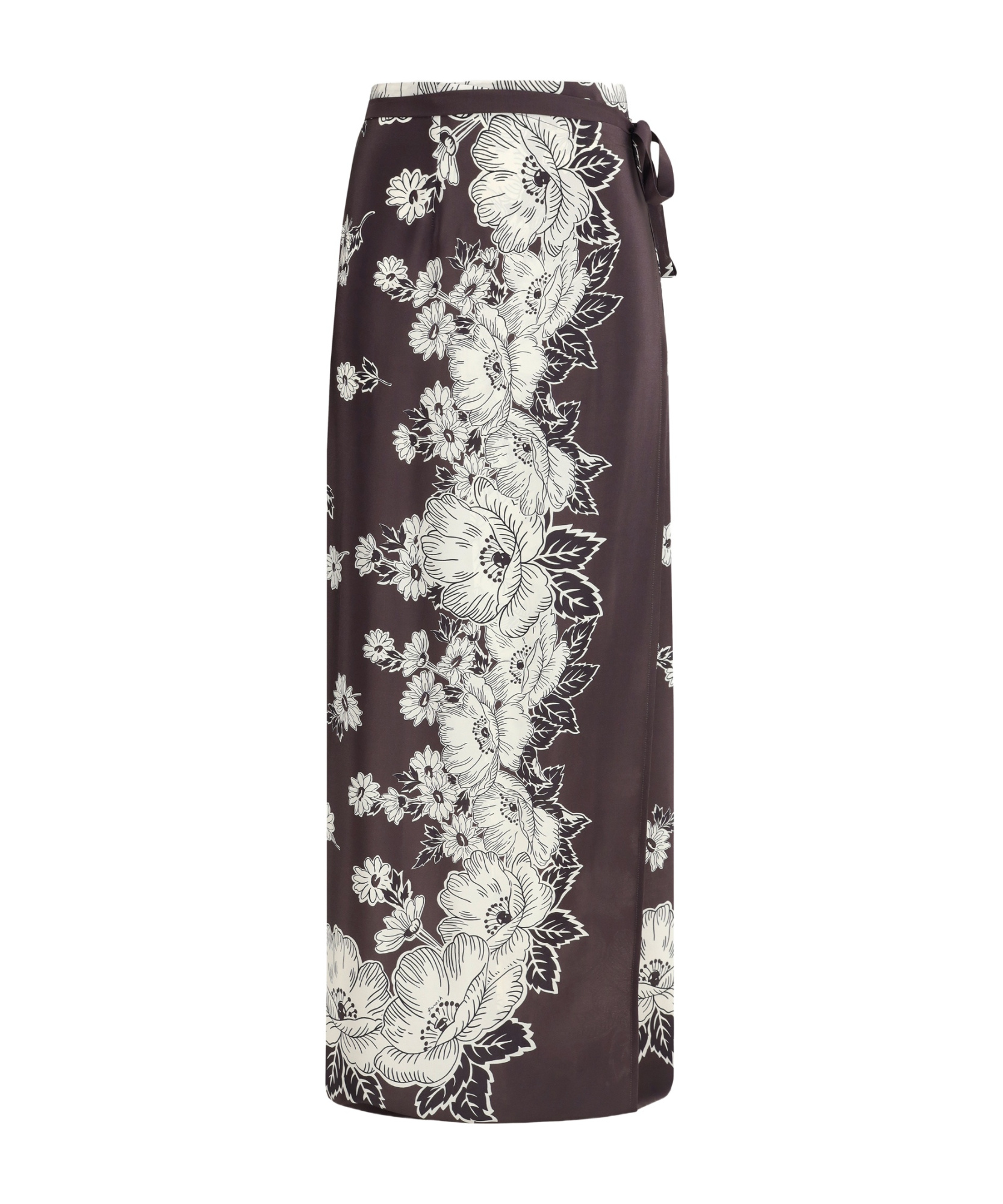 P.A.R.O.S.H FLORAL-PRINT MAXI SKIRT