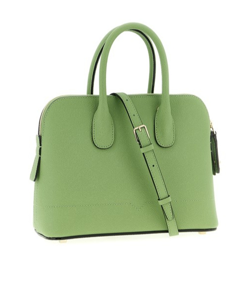 Valextra Mylogo Hand Bags Green In Blue