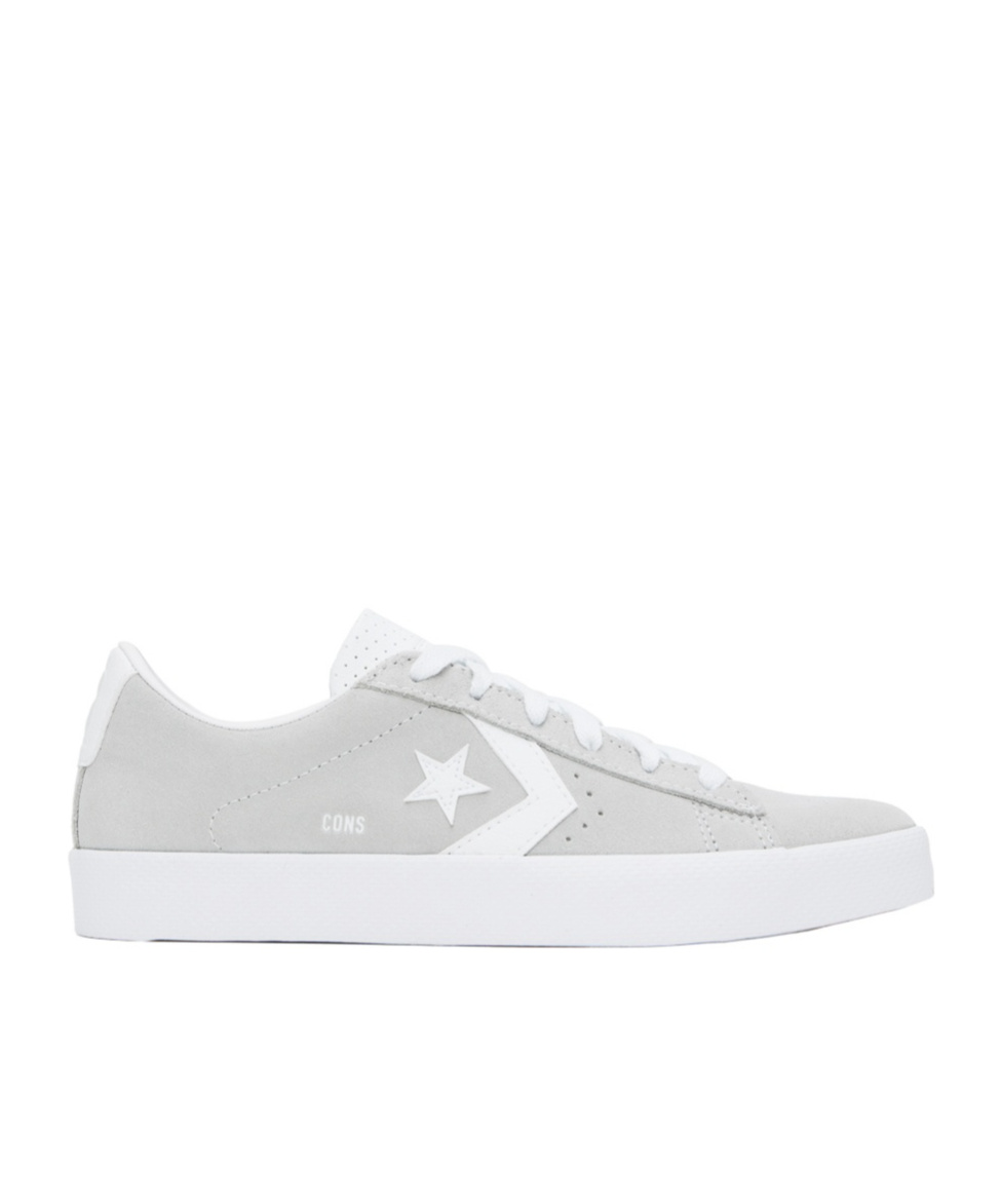 Converse Logo Lace-up Sneakers In White