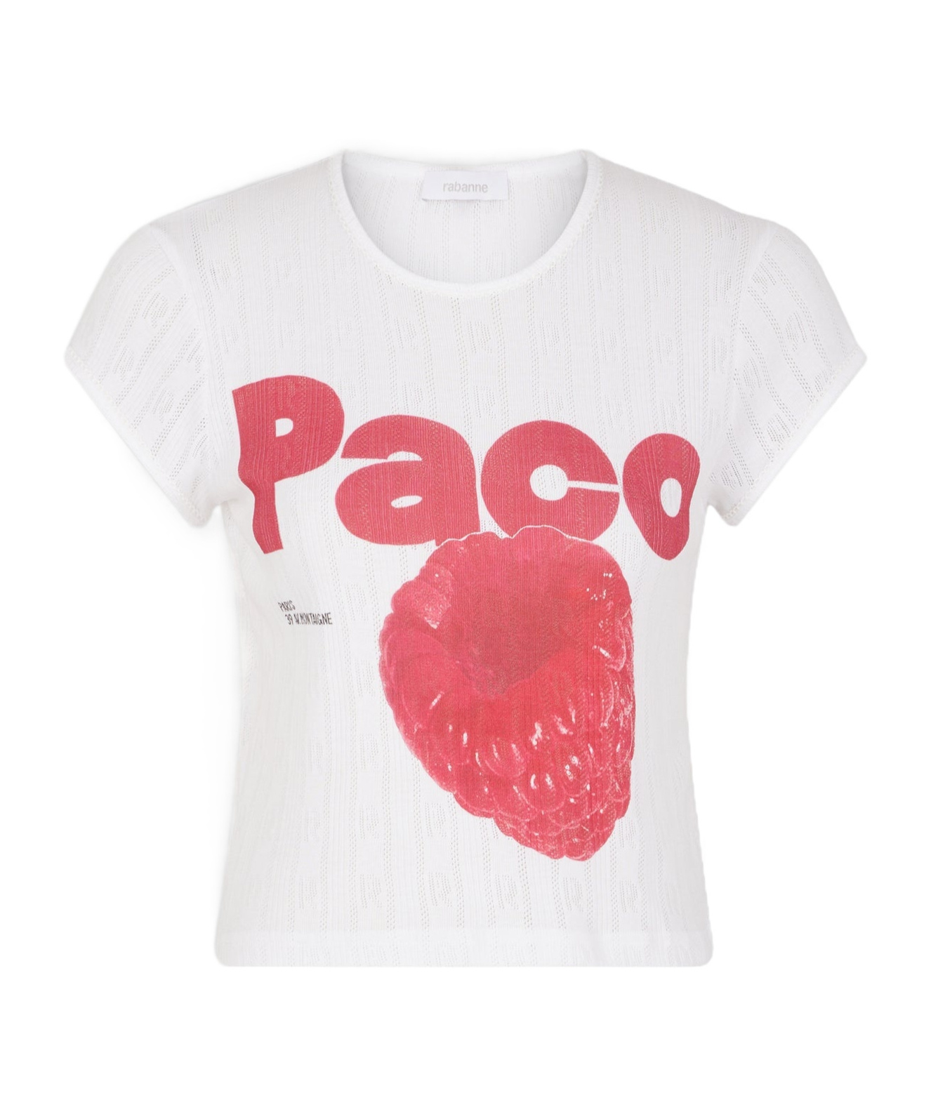 Rabanne White Short T-shirt