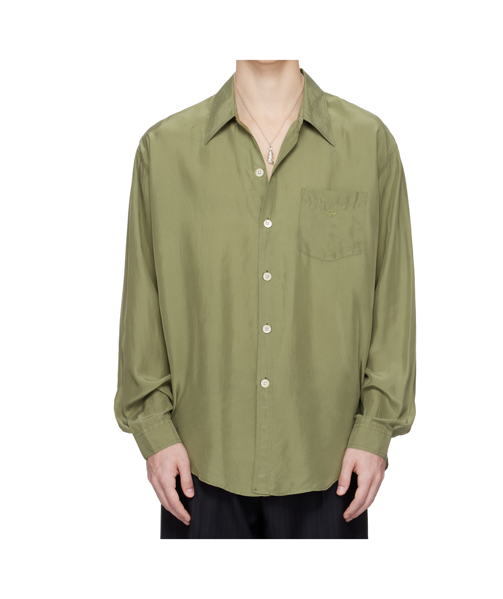 Our Legacy Work Shop Emporio Armani Garibaldi Shirt In Brown