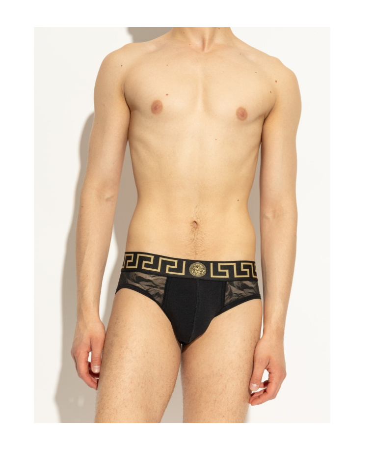 Versace Grecca Lace Briefs