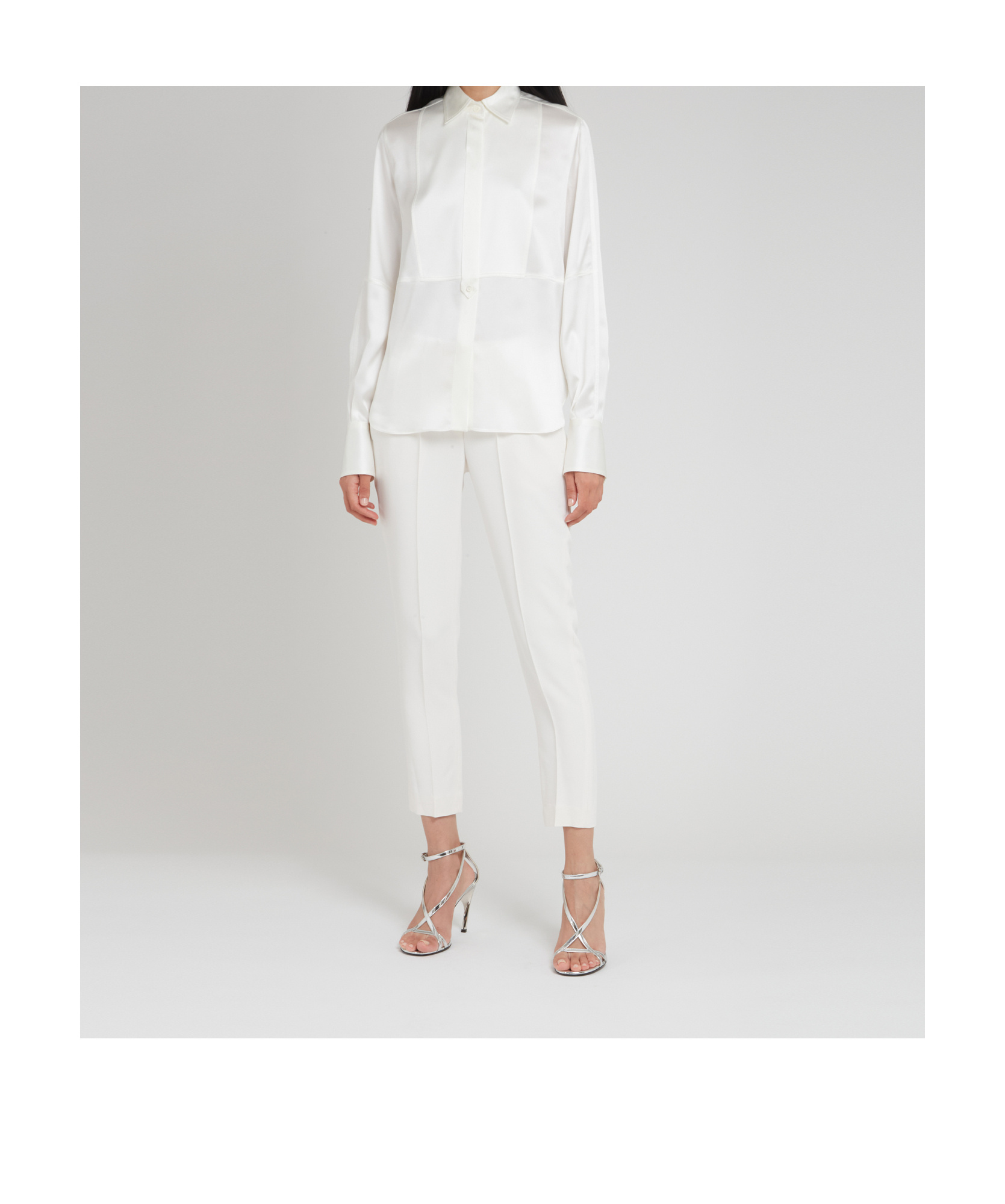 Brunello Cucinelli Cotton Gauze Shirt In White