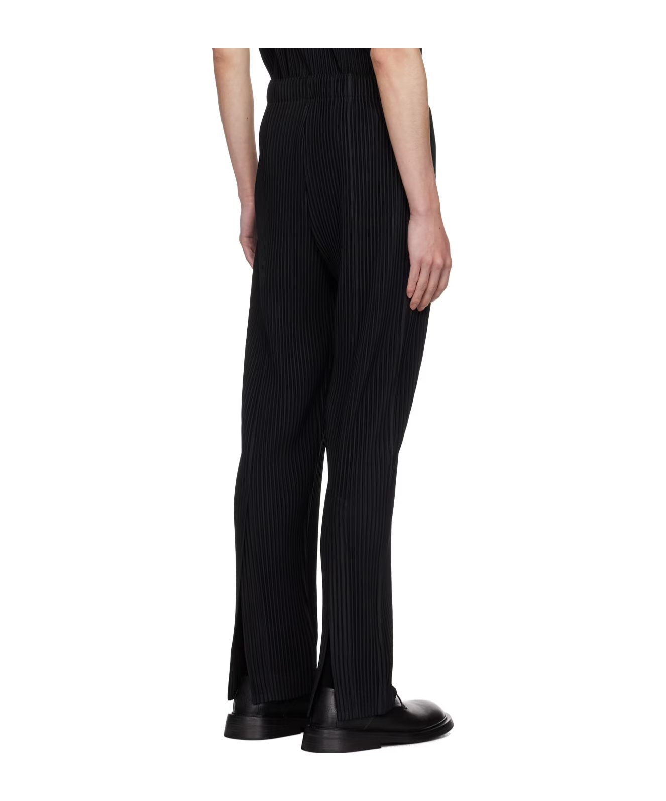ISSEY MIYAKE PLISSÉ-EFFECT TROUSERS