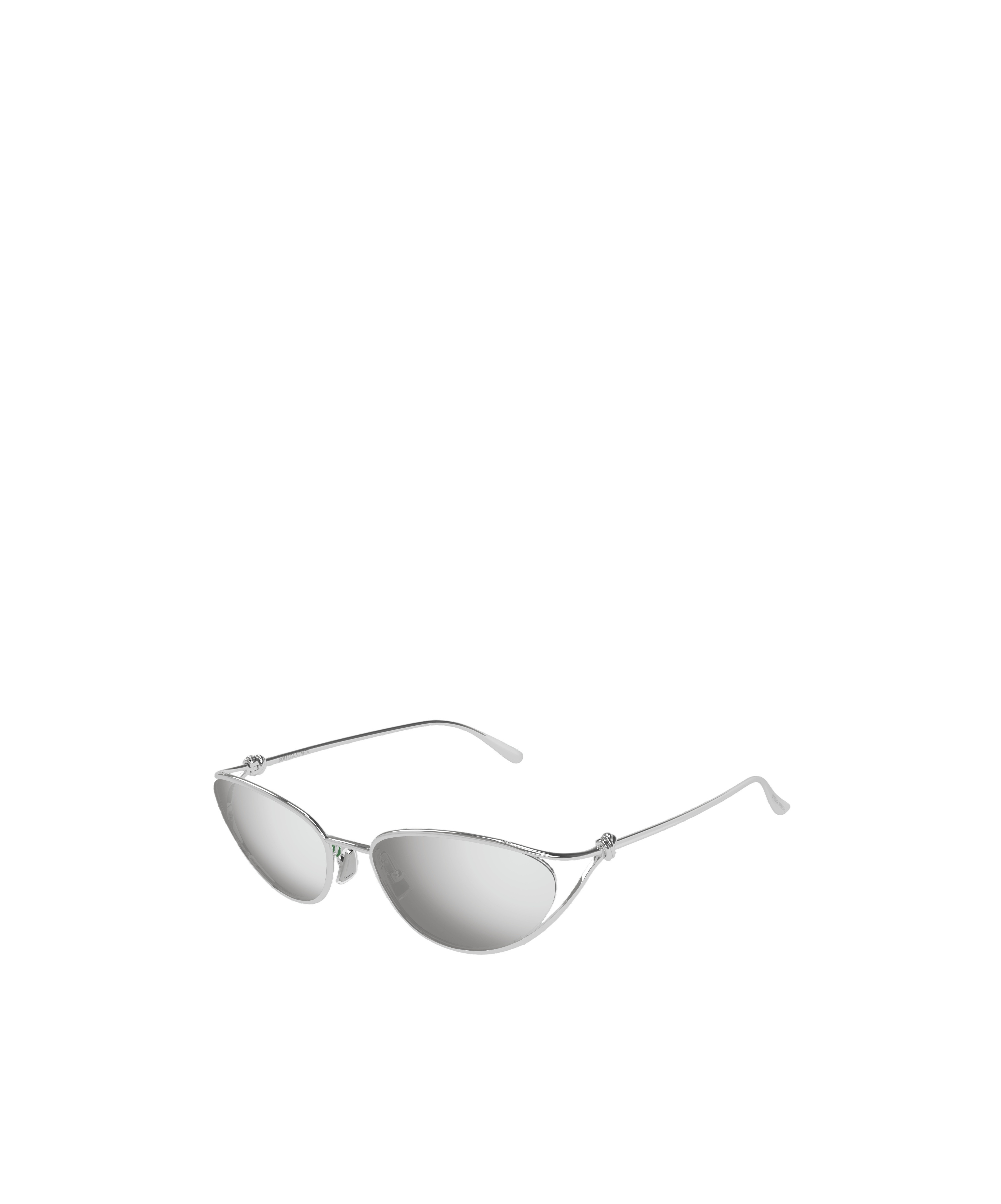 Bottega Veneta 57mm Cat Eye Sunglasses In White