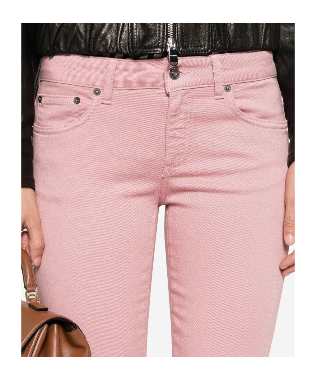 Dondup Belt-loop Jeans In Pink