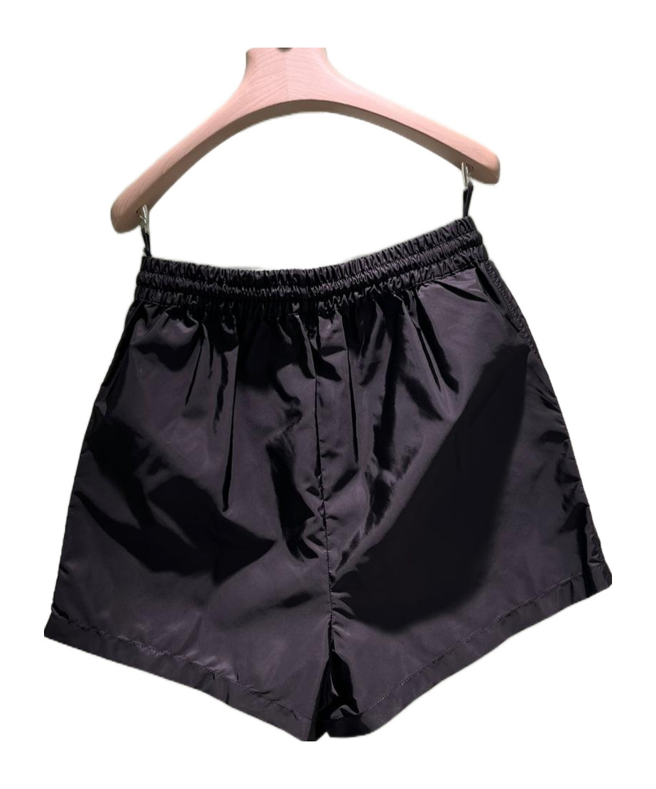 Prada Light Re-nylon Shorts In Black