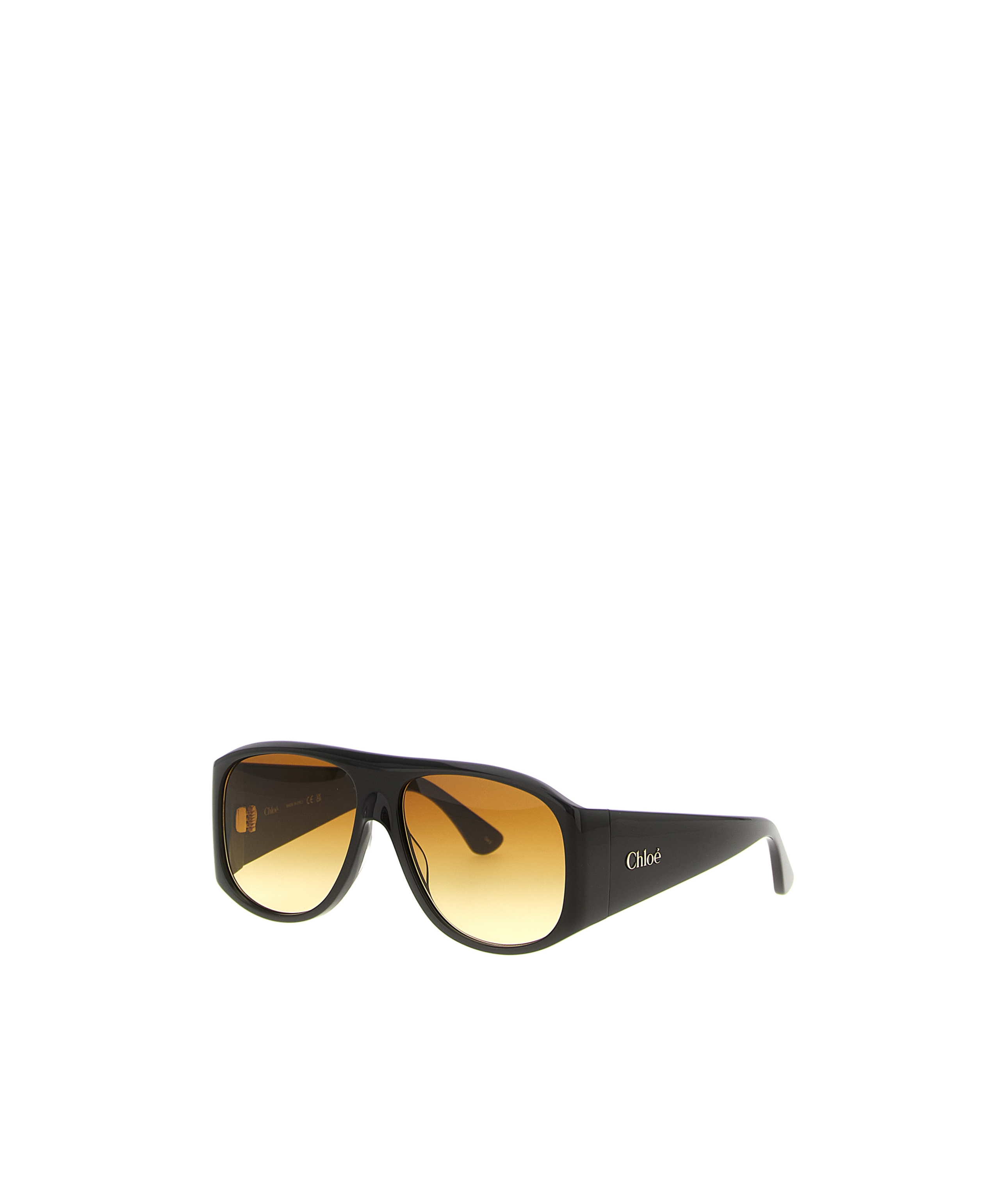 Chloé Retro Style Sunglasses Featuring Gradient Lenses In Yellow