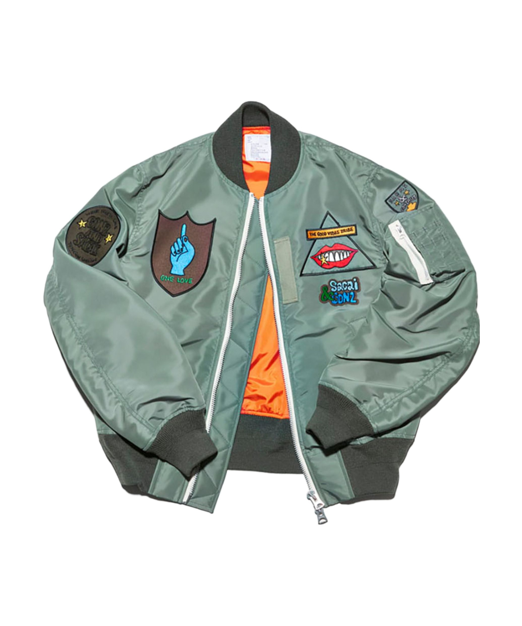 Sacai Gonz Bomber Jacket In Gray