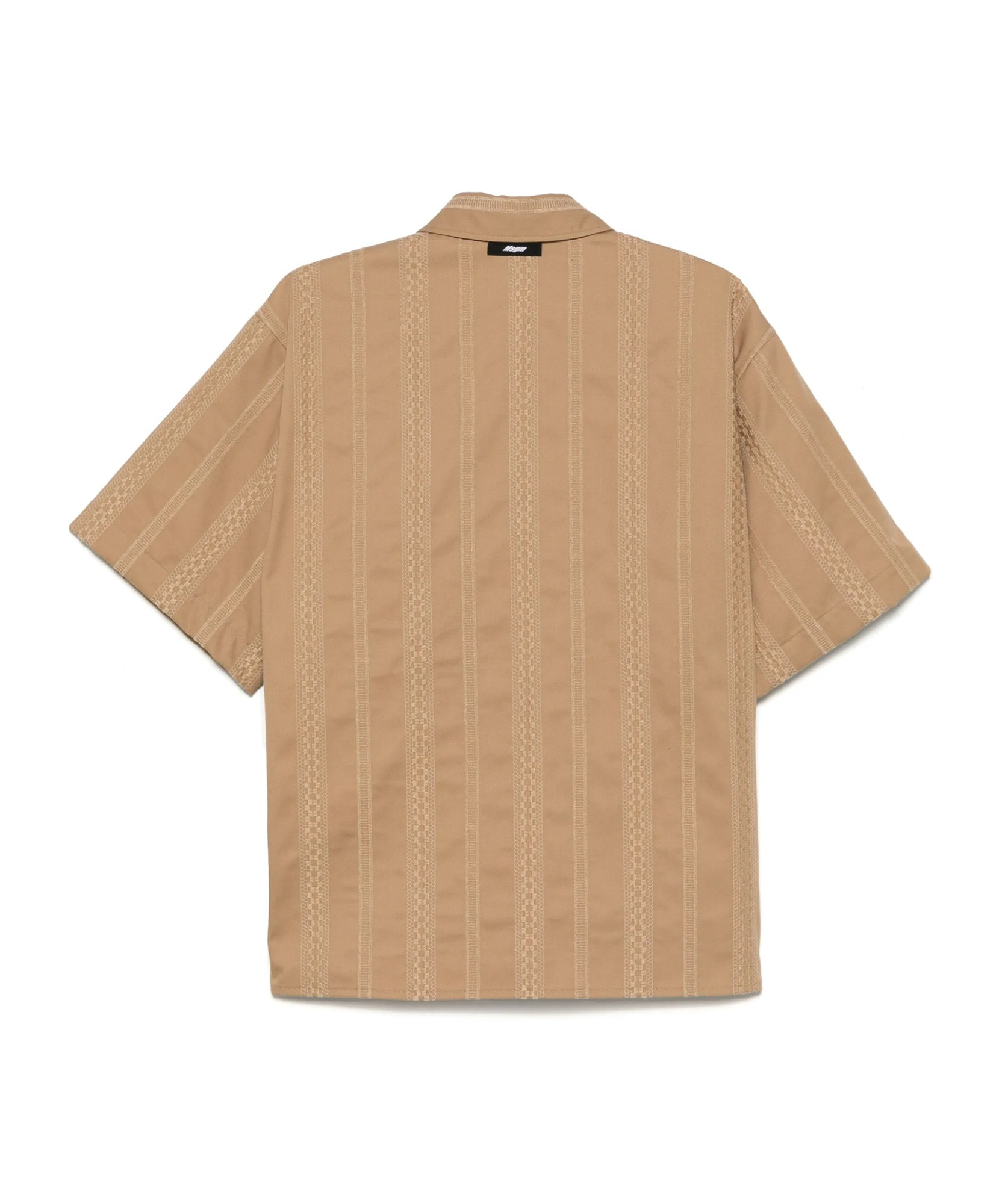 Msgm Embroidered Shirt In Nude