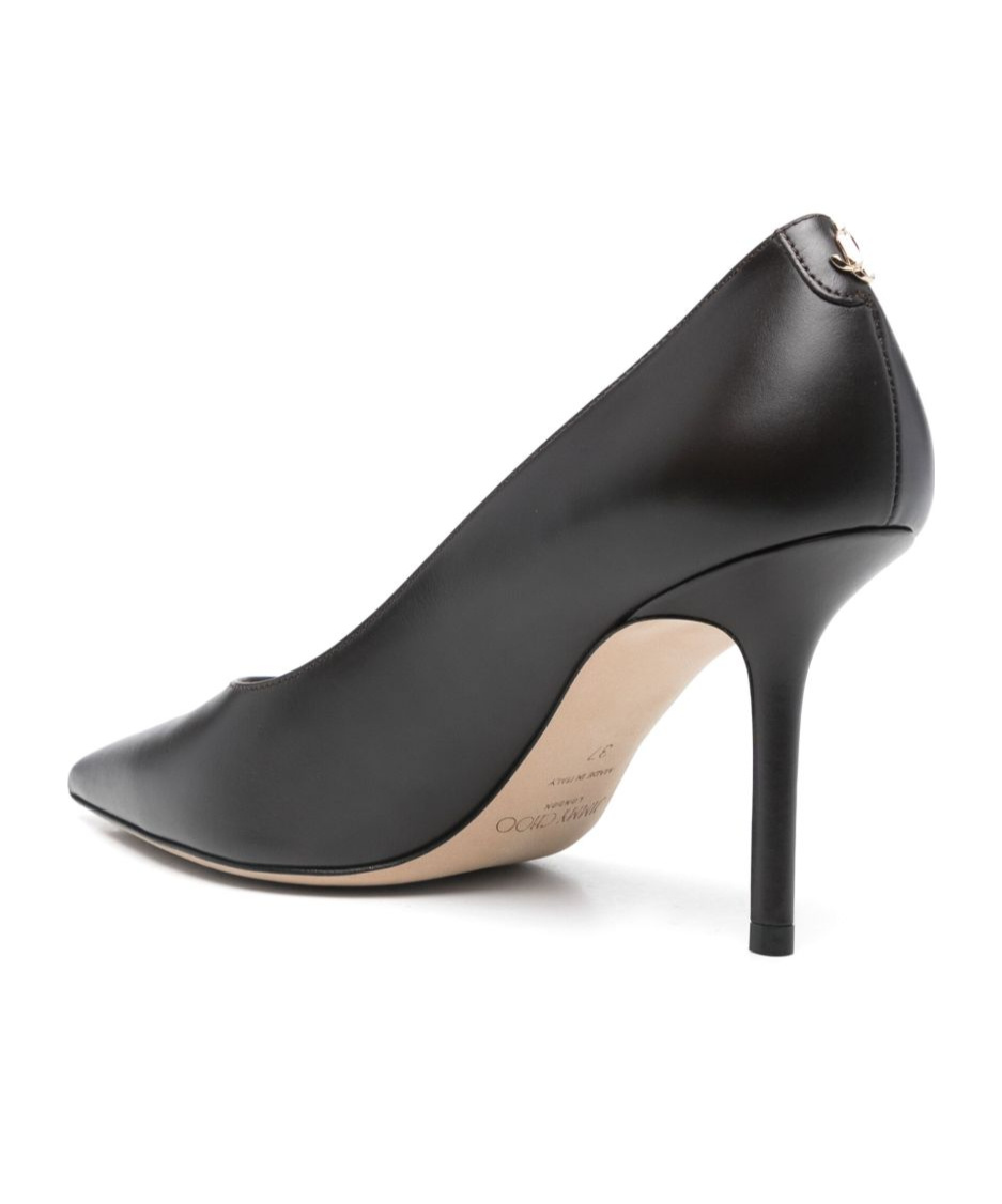 Shop Jimmy Choo Pointed High Heels In Brown
