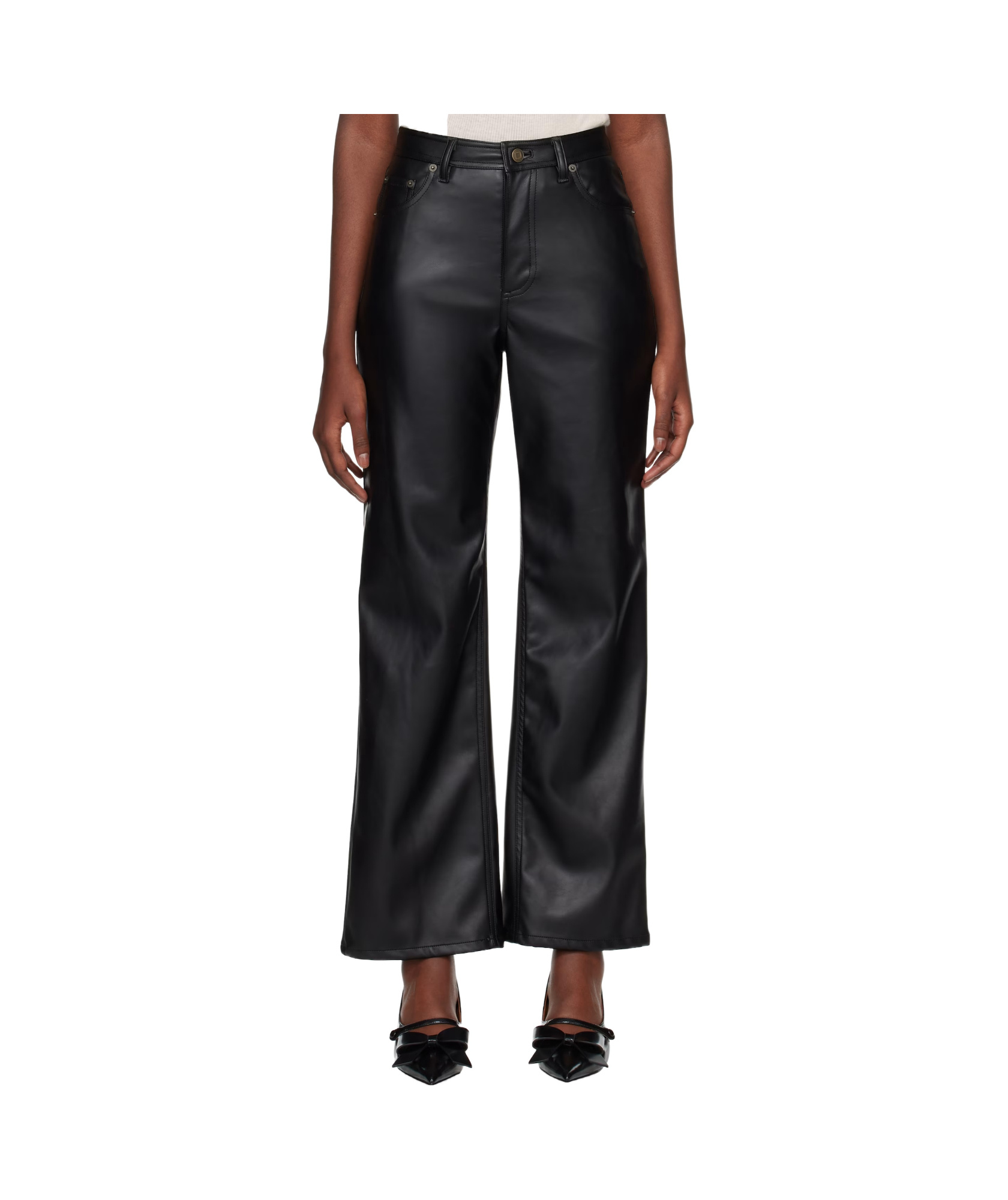 Kimhēkim Label Wide Fit Pant In Black