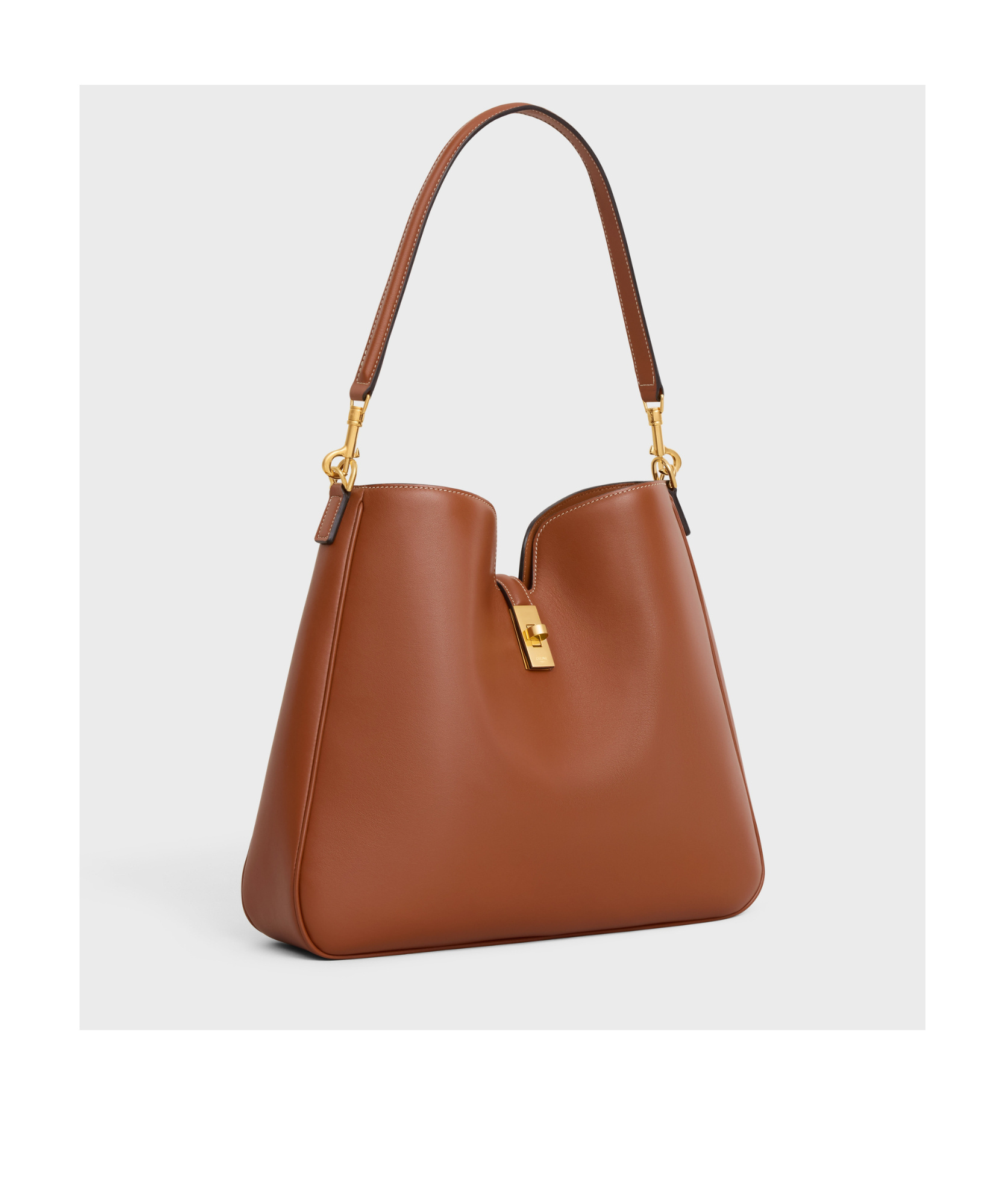 Celine Camille 16 Medium Soft Bag In Smooth Calfskin In Brown