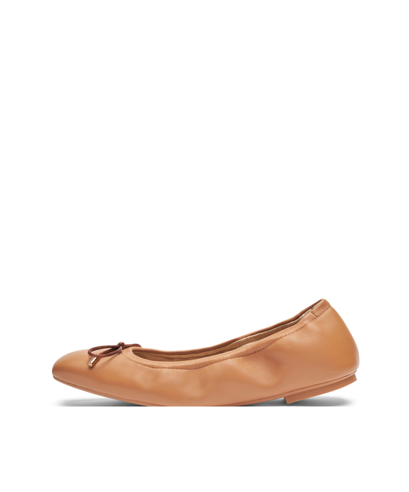 Stuart Weitzman Bardot Ballerina Shoes In Brown