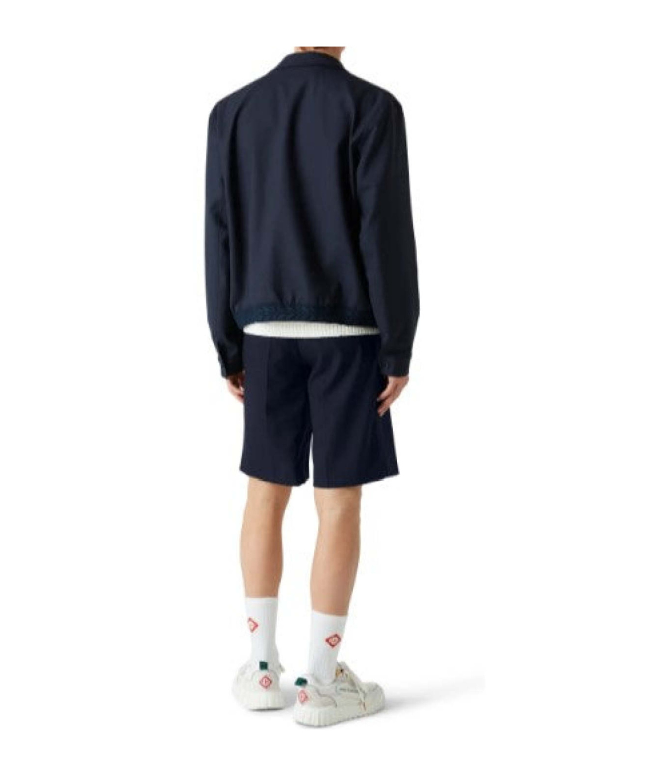 Casablanca Belt Loop Shorts In Black
