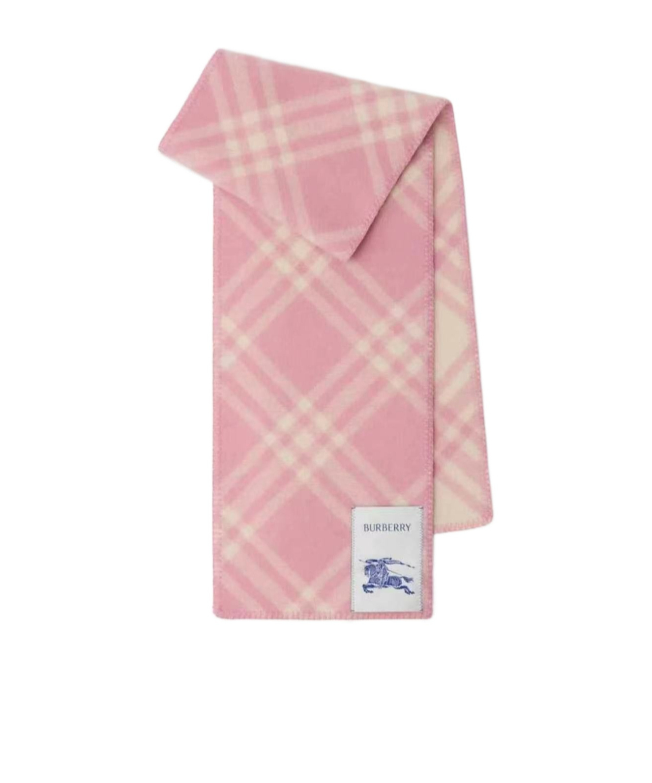 Burberry Plaid Scarf In Pink