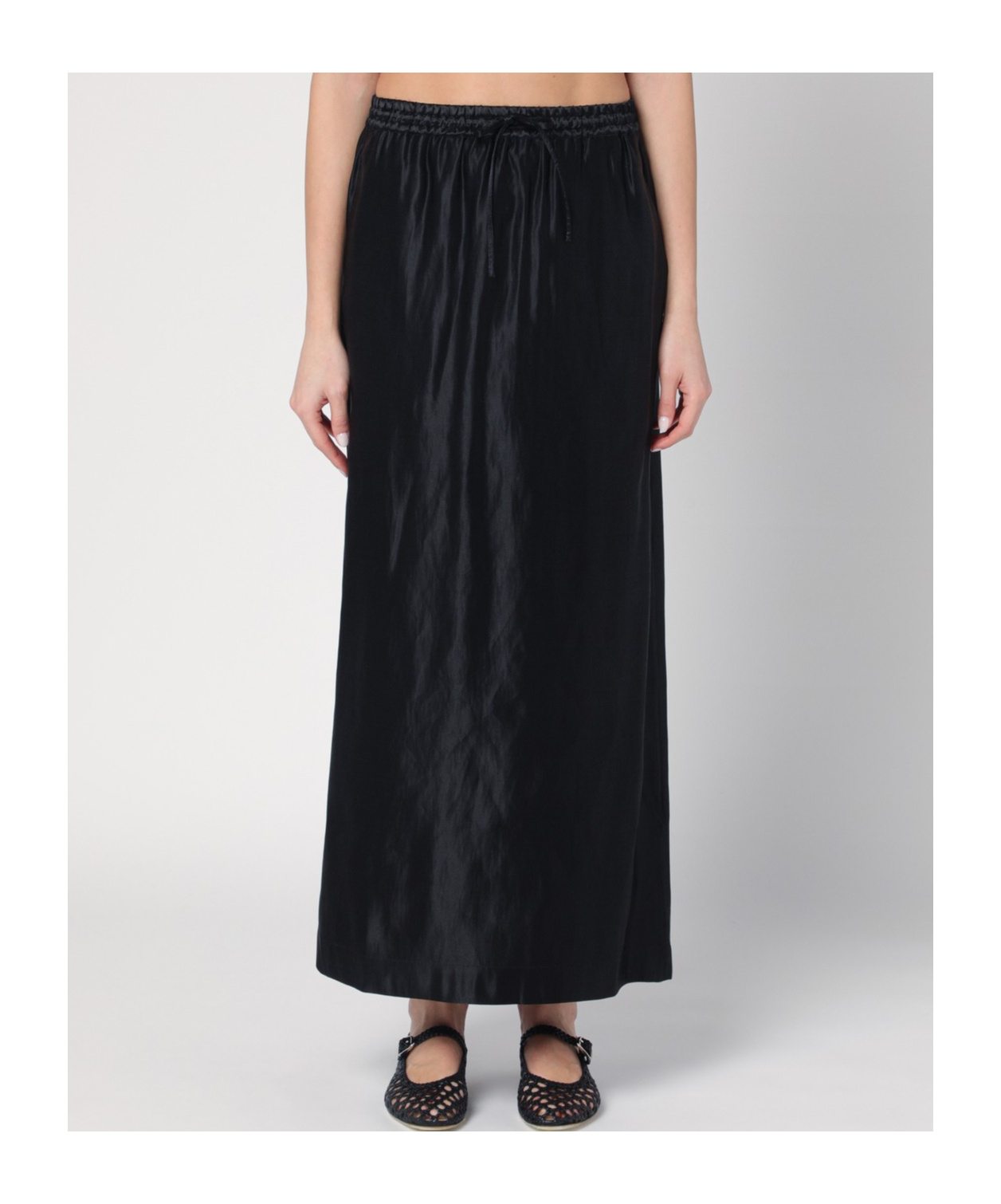 LOULOU STUDIO ELASTIC WAIST SKIRT 