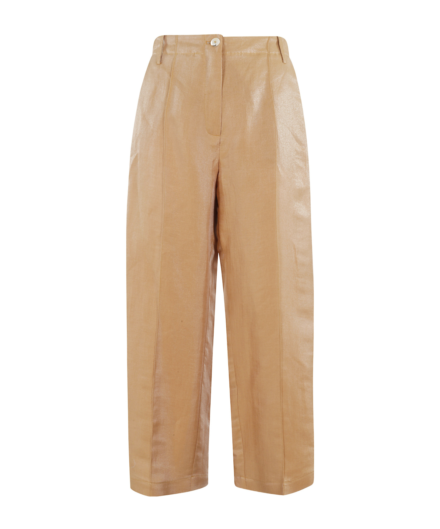 ALYSI LUREX-DETAILED TROUSERS