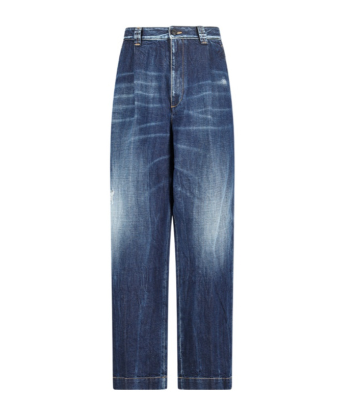 DSQUARED2 PLEAT-DETAIL JEANS