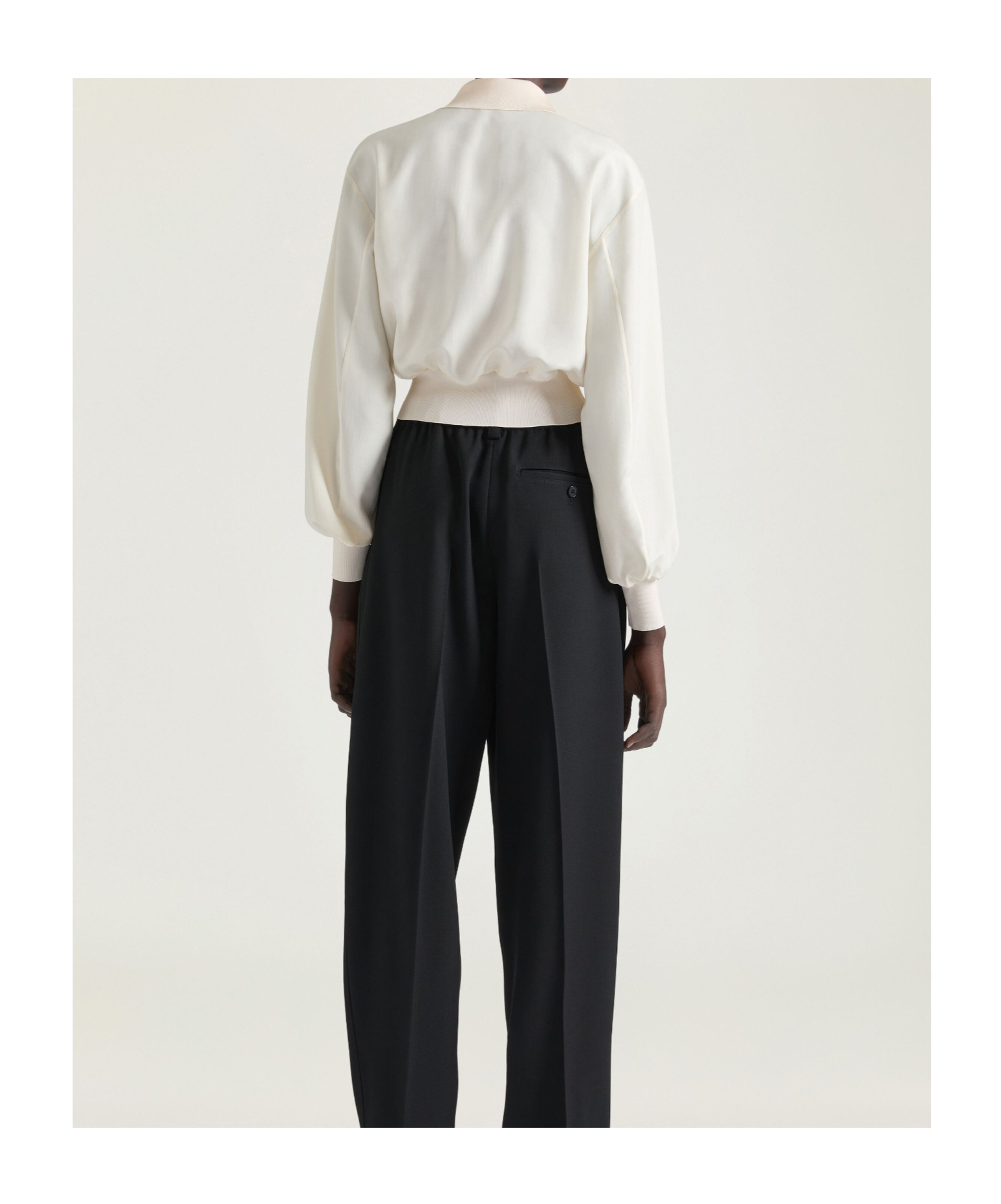 Givenchy Silk Polo Shirt In White