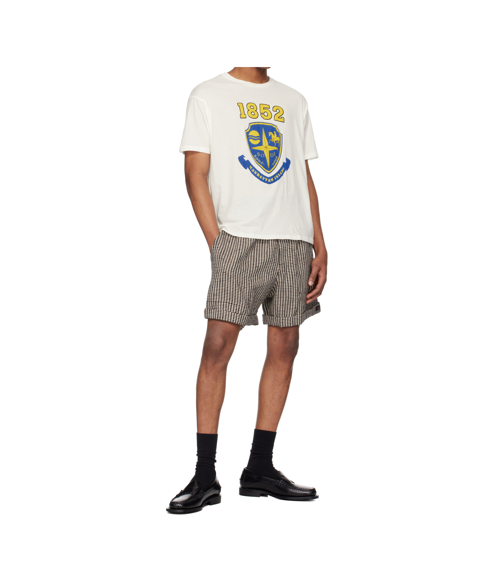 Bode Crest T-shirt In White