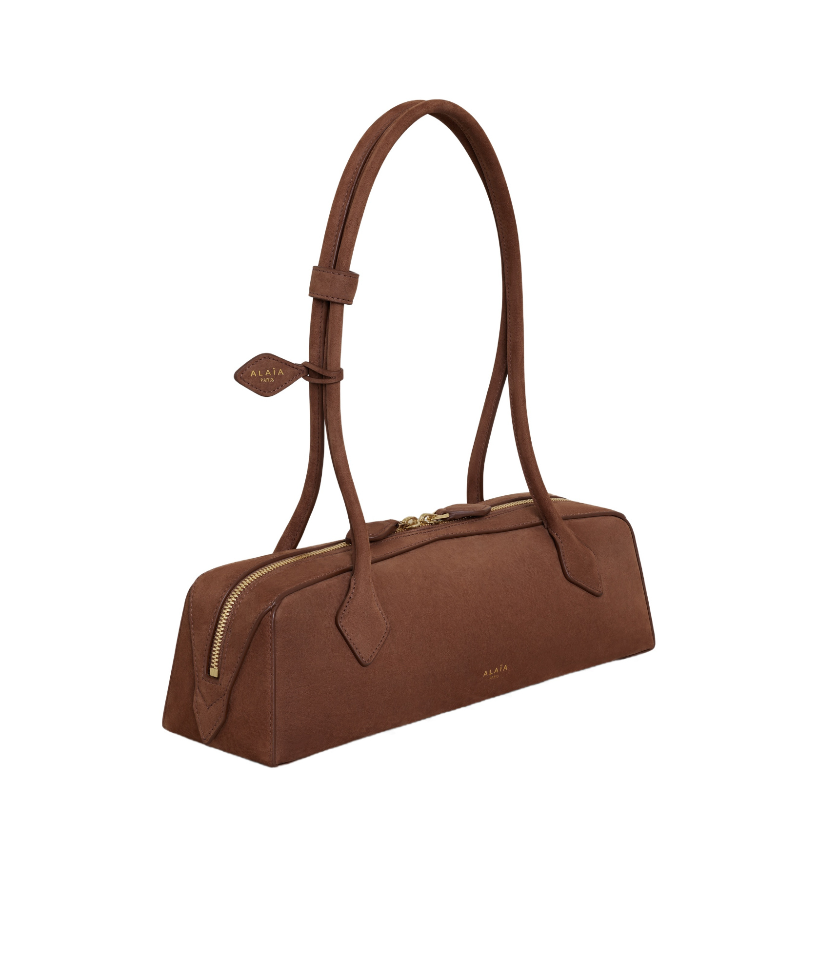 Alaïa Le Teckel Medium Shoulder Bag In Brown