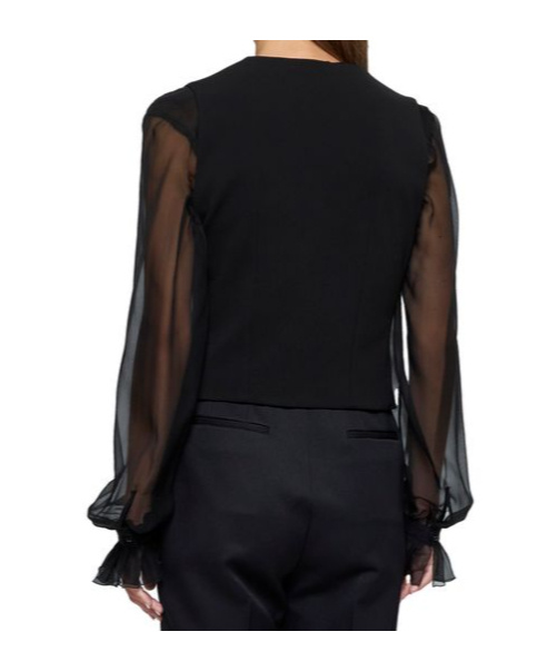 Dolce & Gabbana Single-breasted Vest In Black