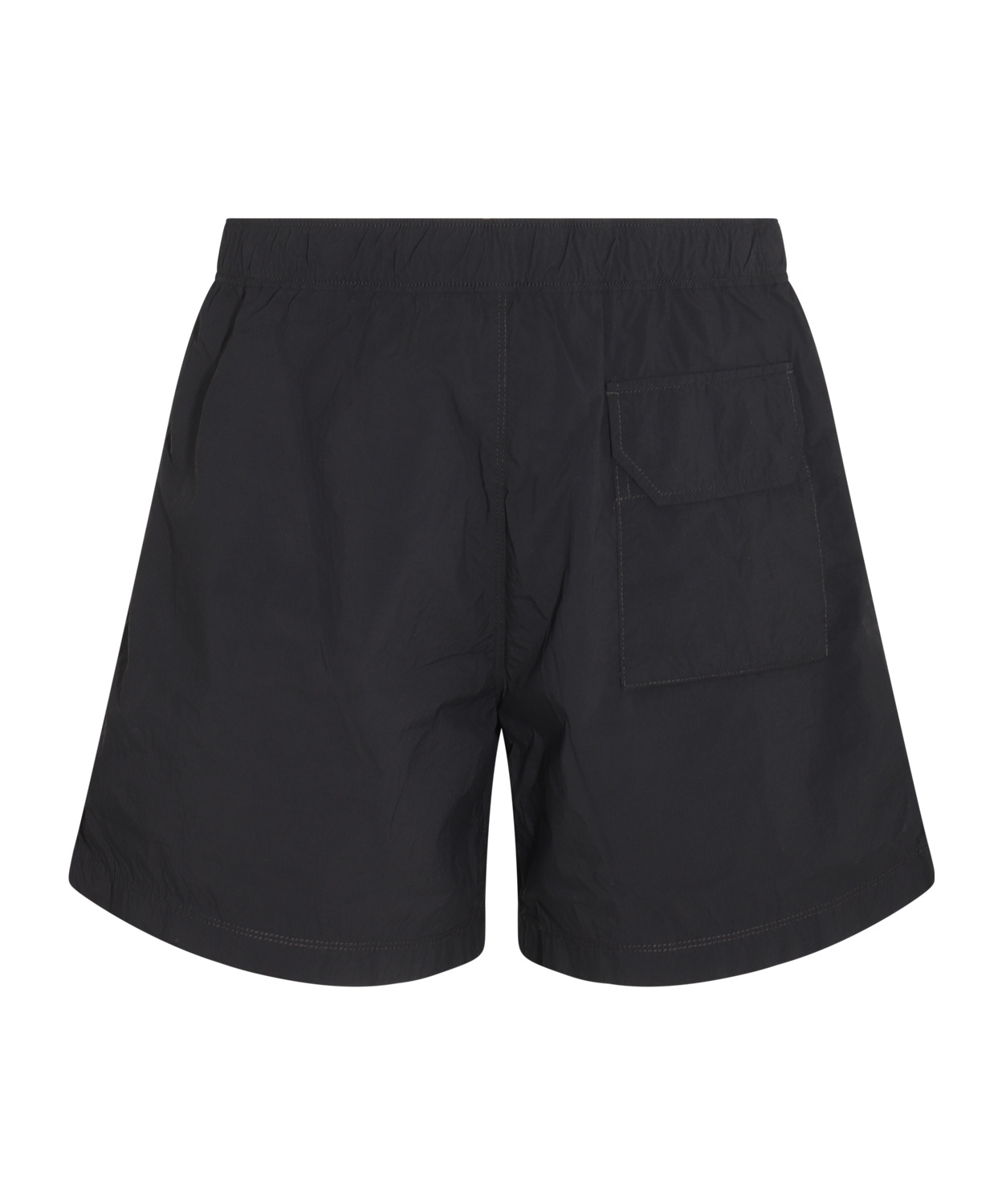 Ten C Black Stretch Shorts In Black